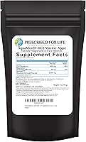 Vista 7 de Prescribed for Life Aquamin en polvo, suplementos de algas marinas rojas, ricos en calcio y magnesio a base de plantas, 72 minerales traza, sin OMG