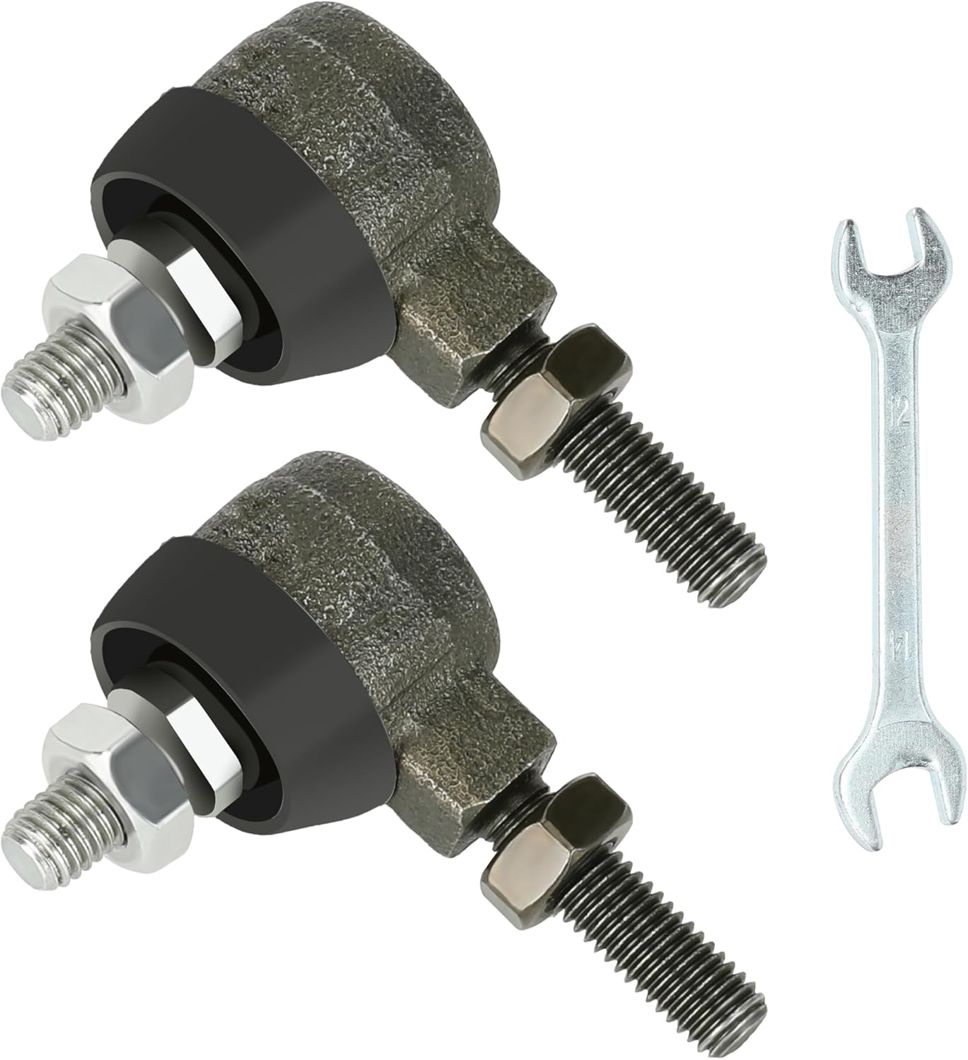 Steering Spindle Knuckle Ball Joint Kit for Coleman Go Kart KT196 Parts CK196-T RTK200 196cc 6.5HP Gas Powered Go Cart Off Road 4 Wheeler Quad Racing Go Kart Parts and Accessories 2 Pack
