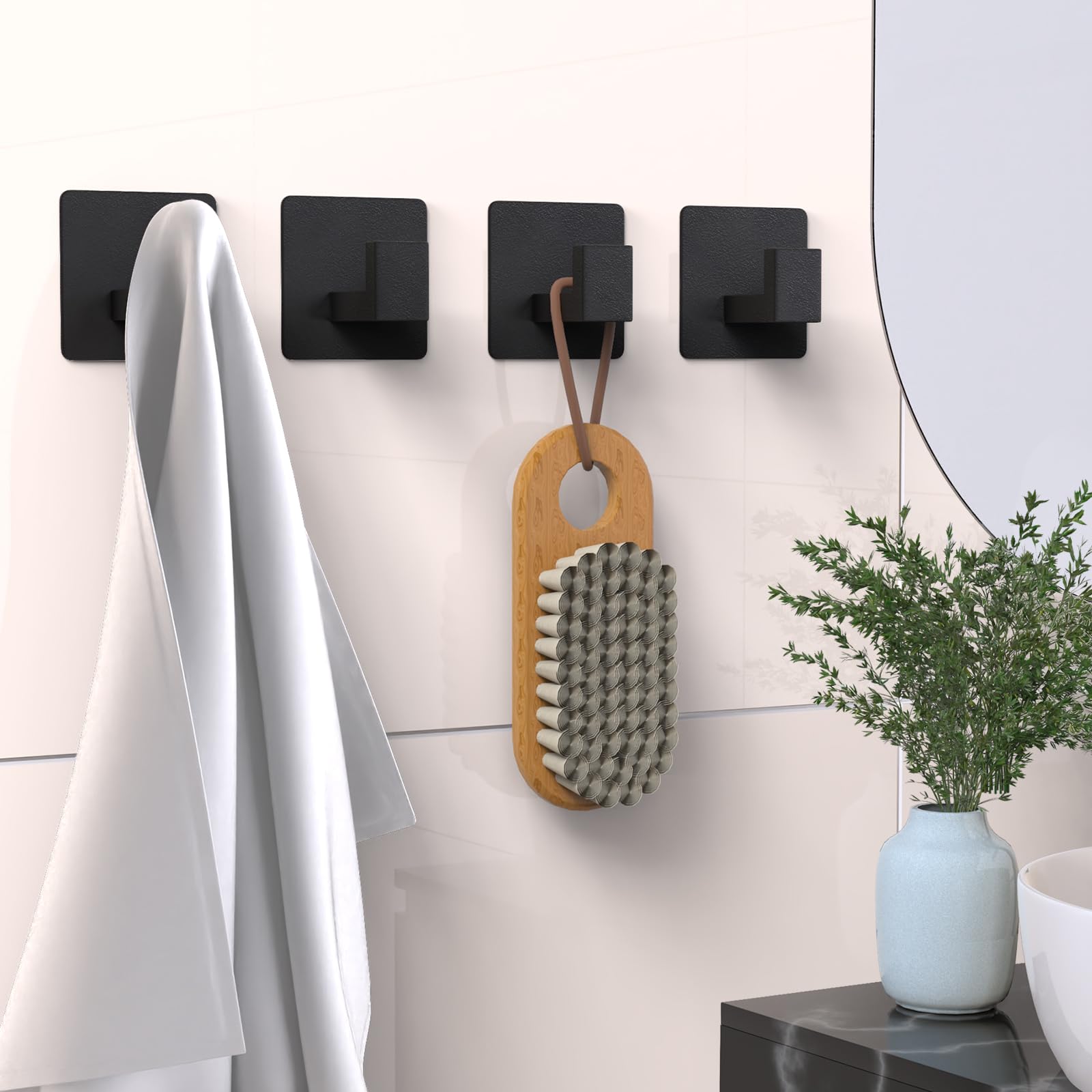 Lot De 4 Crochets Auto-adhésifs Pour Suspension, Crochet