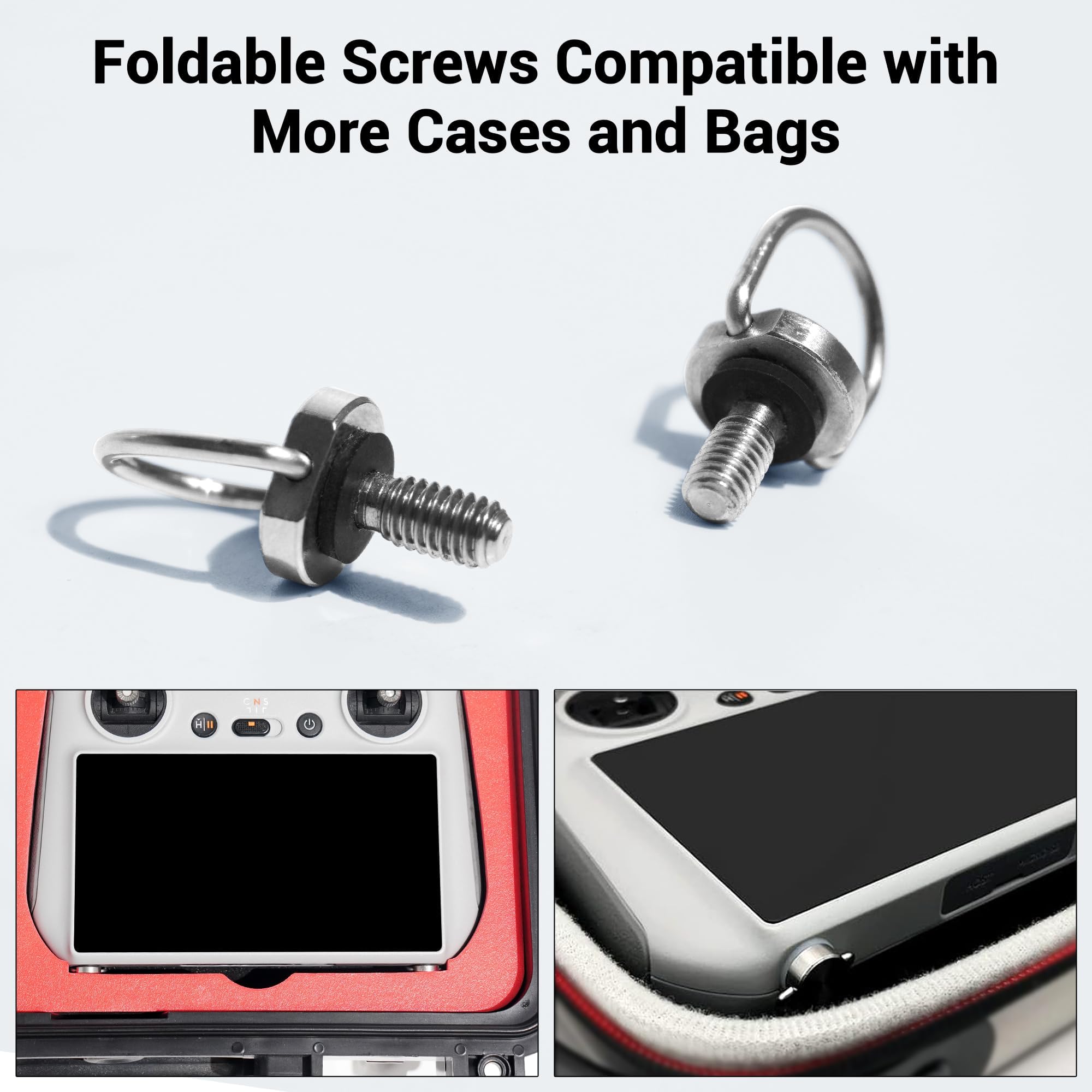 Cinghia CYNOVA Per Telecomando DJI Mini 4 Pro / RC 2 - Tracolla Regolabile In Nylon Con Viti In Alluminio CNC, Accessori Di Sicurezza