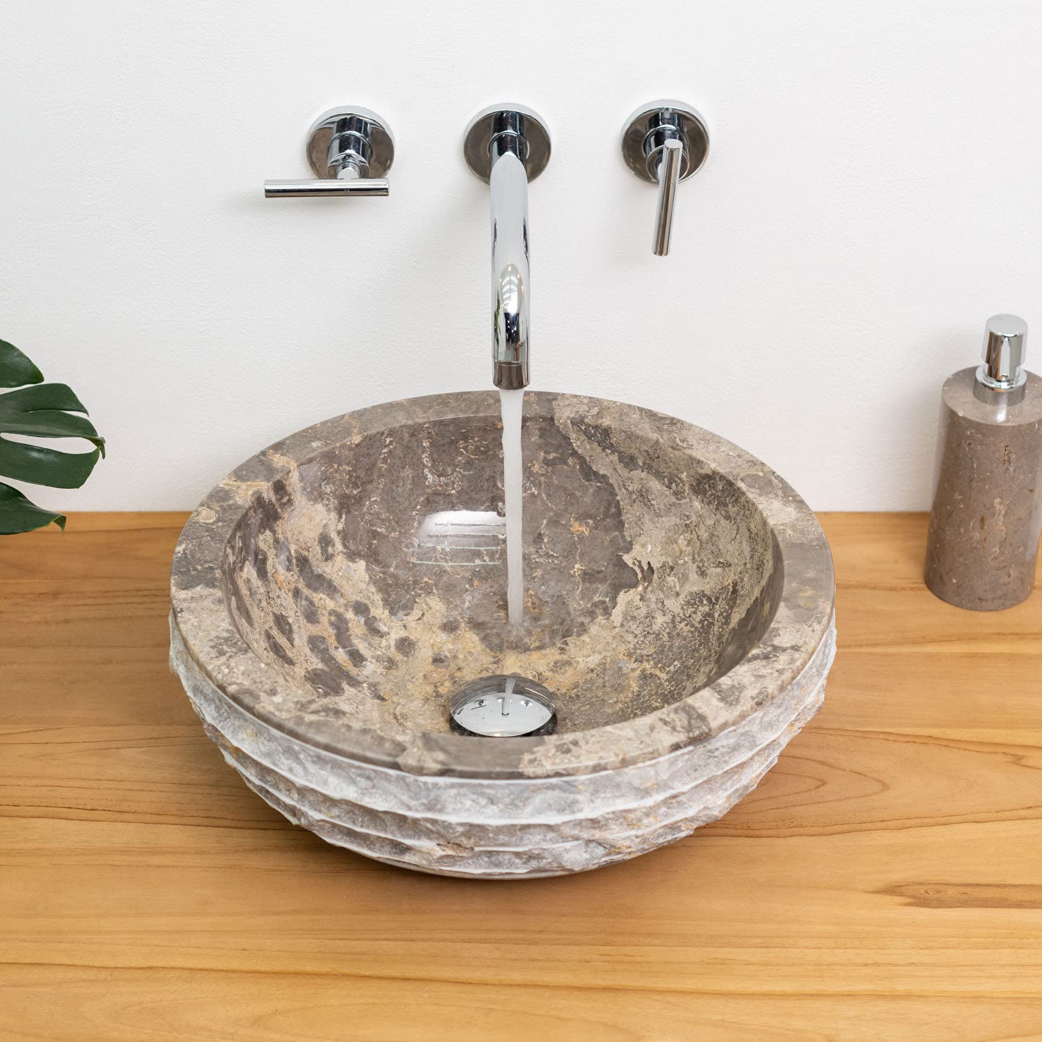 Mármol – Lavabo bascom rowfish 40 cm gris