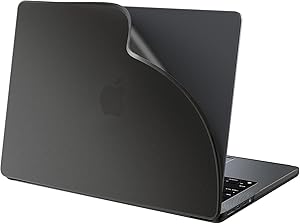 BlueSwan Case Compatible with MacBook Pro 14 Inch M5 M4 M3 M2 M1 Pro/Max 2026 2025-2021 A3426 A3427 A3434 A3112 A3185 A3401 A2918, Shatterproof PP Material Matte Anti-Fingerprint Protective Case – Black