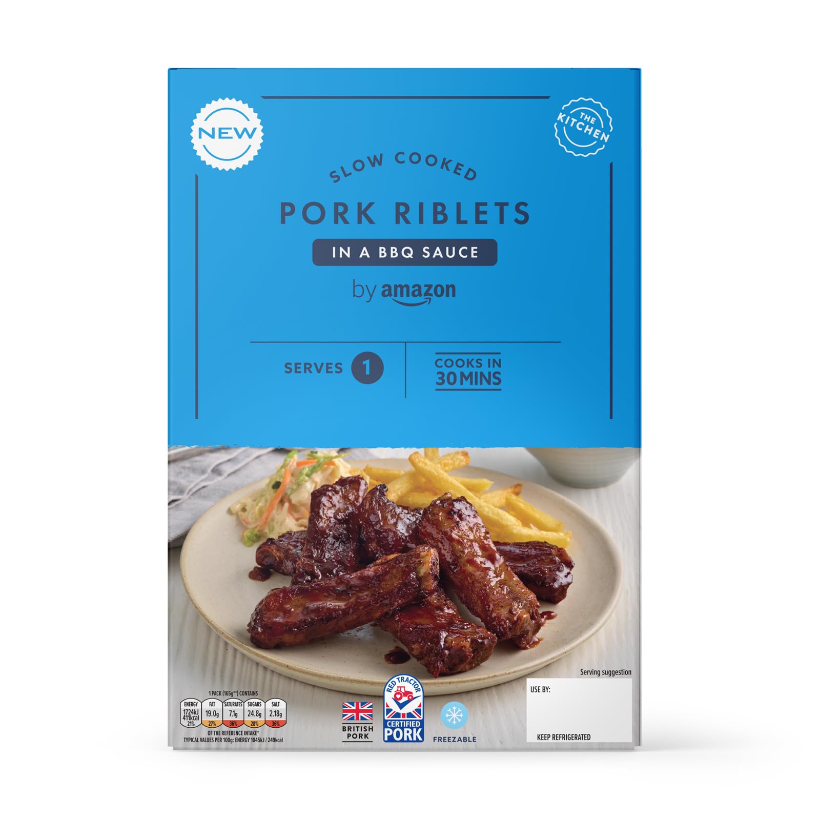 by Amazon Pork Riblets In BBQ Sauce, 300g