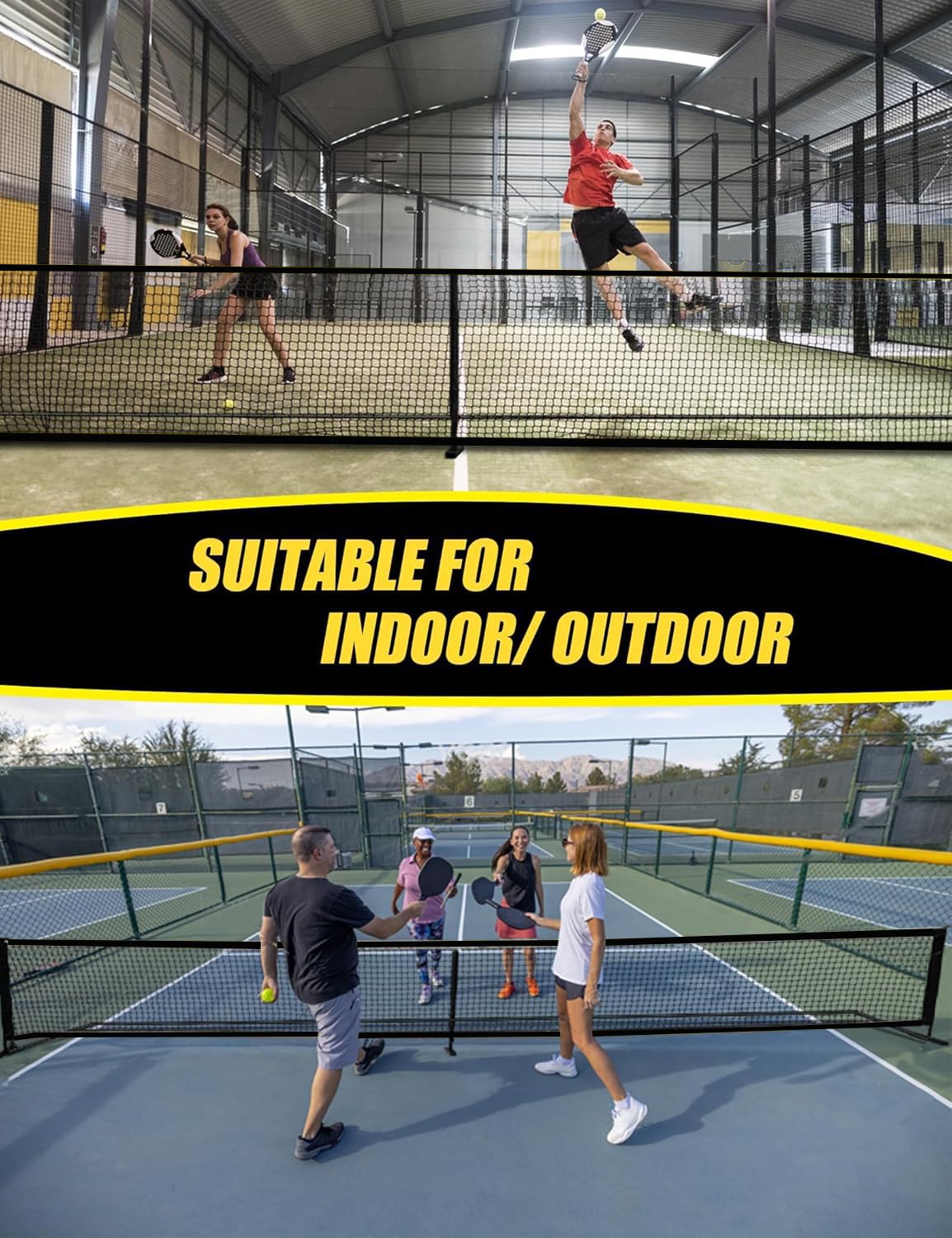 Mini Pickleball Netz 4 ft. (BlackWheel)