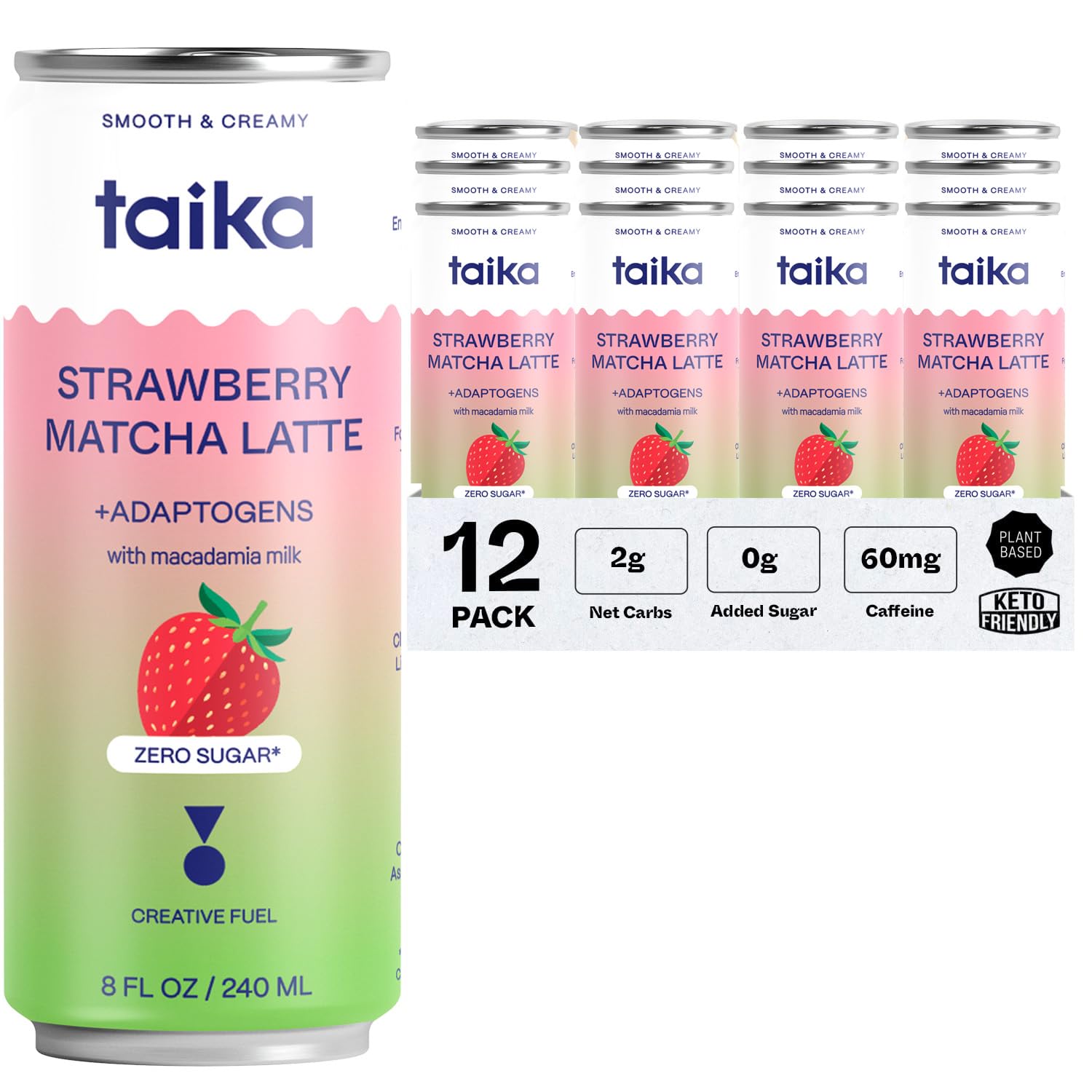 Amazon.com: Taika Strawberry Matcha Latte - Ready to Drink Hot