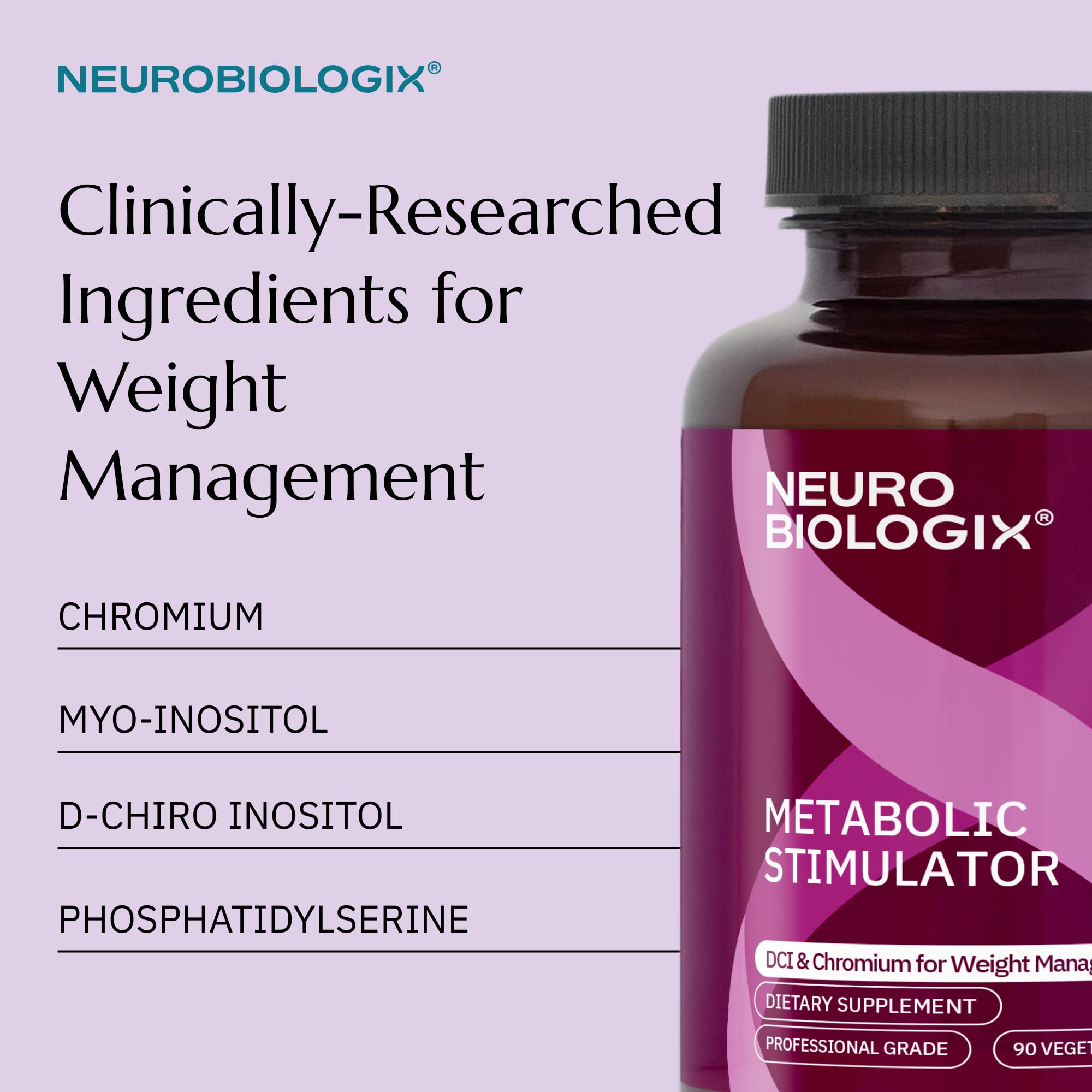 Neurobiologix Metabolic Stimulator, Inositol & Chromium, 90 Capsules — Amazon image 4