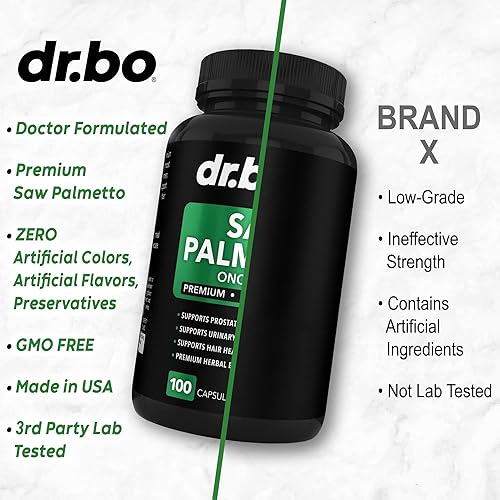 Miniatura 8 de Saw Palmetto para hombres para la salud de la próstata – Crecimiento del cabello más suplementos de control de la vejiga complejo y bloqueador de