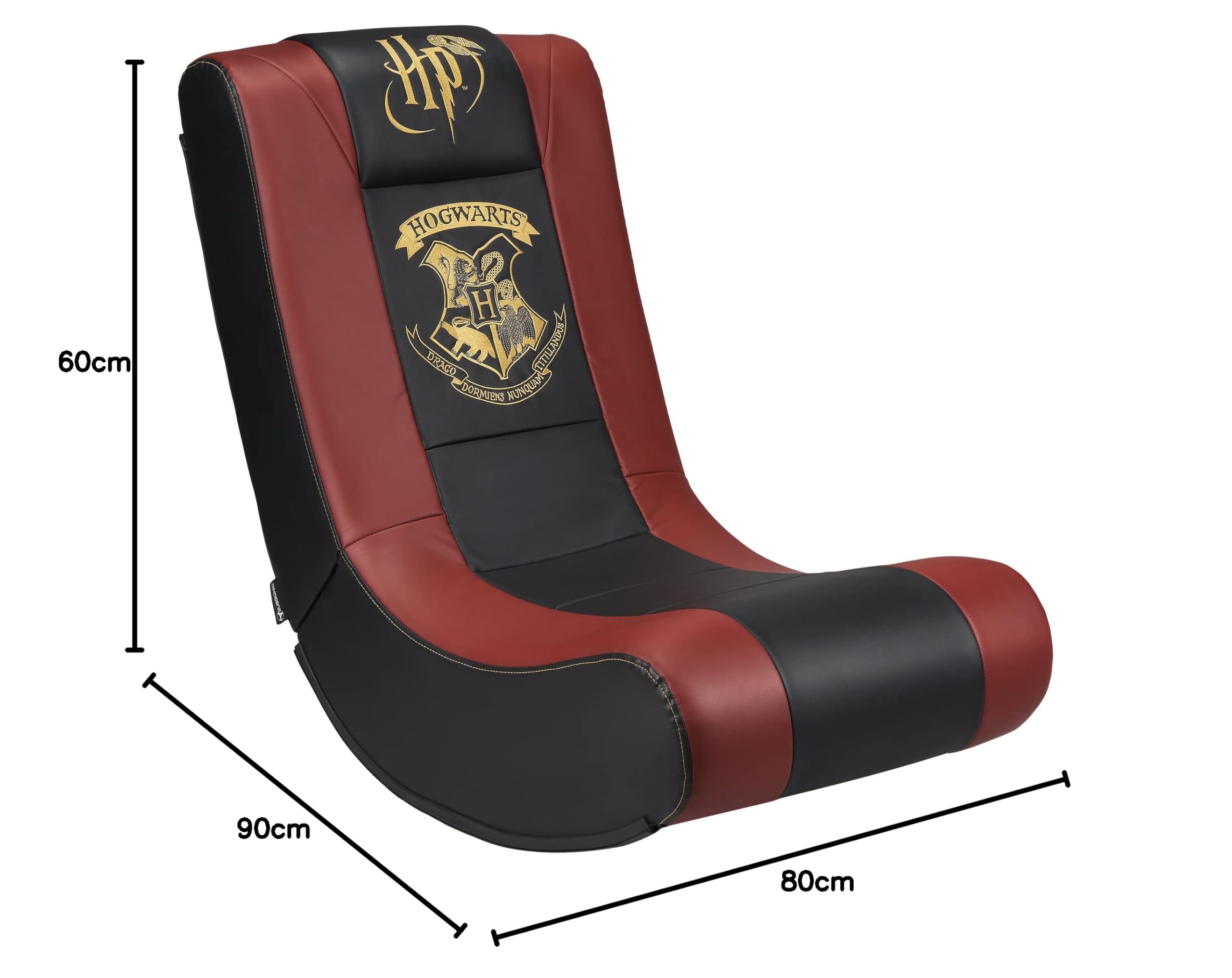 SUBSONIC Harry Potter - Pro Rock'n'seat Erwachsenen-Gaming-Stuhl - Erwachsenen-Gaming-Stuhl offizielle Lizenz