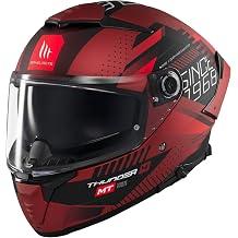 Casco Mt Thunder 4 Sv Luminence Rojo/ S