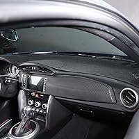 Vista 3 de CHEAYAR Cubierta protectora para tablero de salpicadero, cubierta solar compatible con Subaru BRZ 2013-2020, tapete interior para tablero