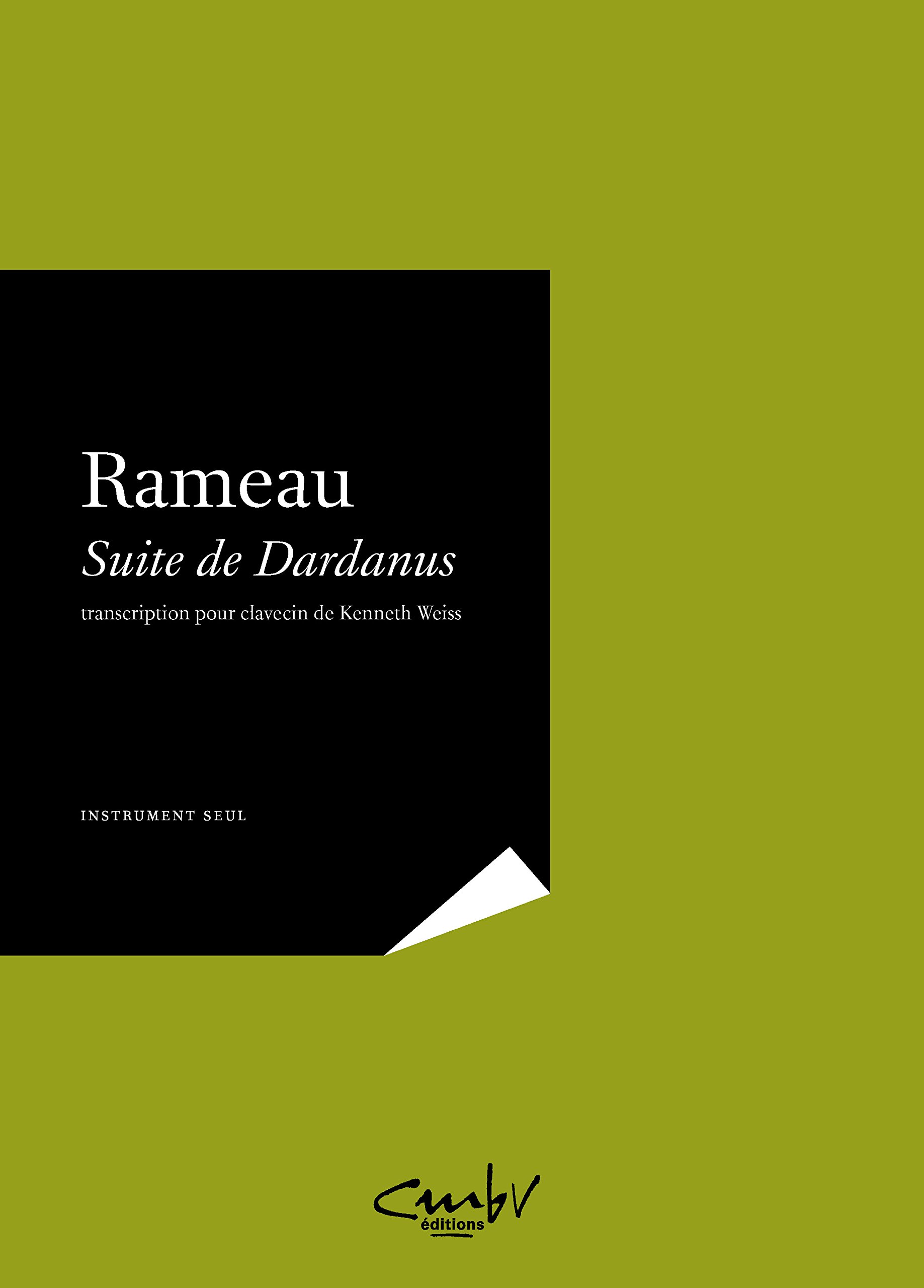 CMBV RAMEAU J.PH. - SUITE DE DARDANUS - CLAVECIN Arkusze klasyczne klawesyn
