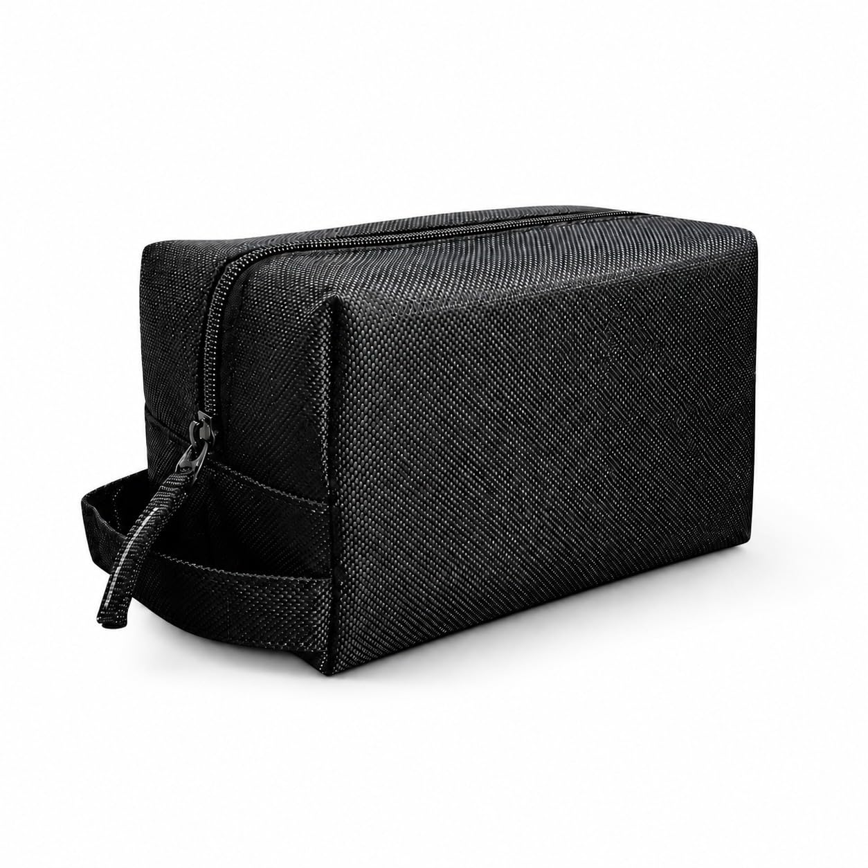 Multipurpose Travel Pouch-Black, Waterproof Storage Bag for Toiletries, Shaving Kit & Stationery, Strong Zipper, Durable PVC Coated Fabric, Easy-to-Clean & User Friendly Stuff Organizer-image-32