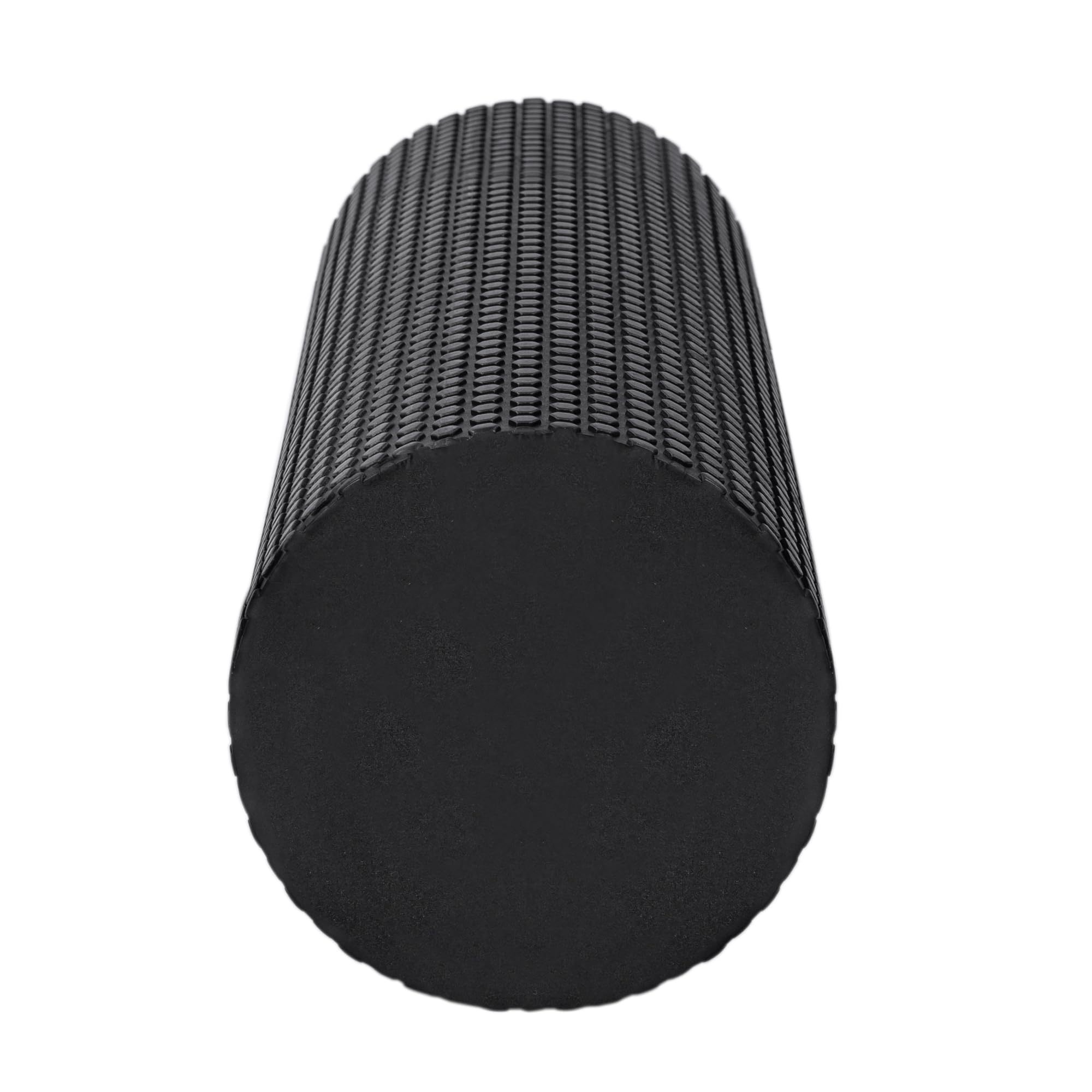 Rodillo de Espuma De Alta Densidad para Masaje Muscular y Estiramientos | Foam Roller para Yoga Pilates Rehabilitación y Fitness |Alivio Miofascial l Espalda y Piernas | Varias medidas l Negro