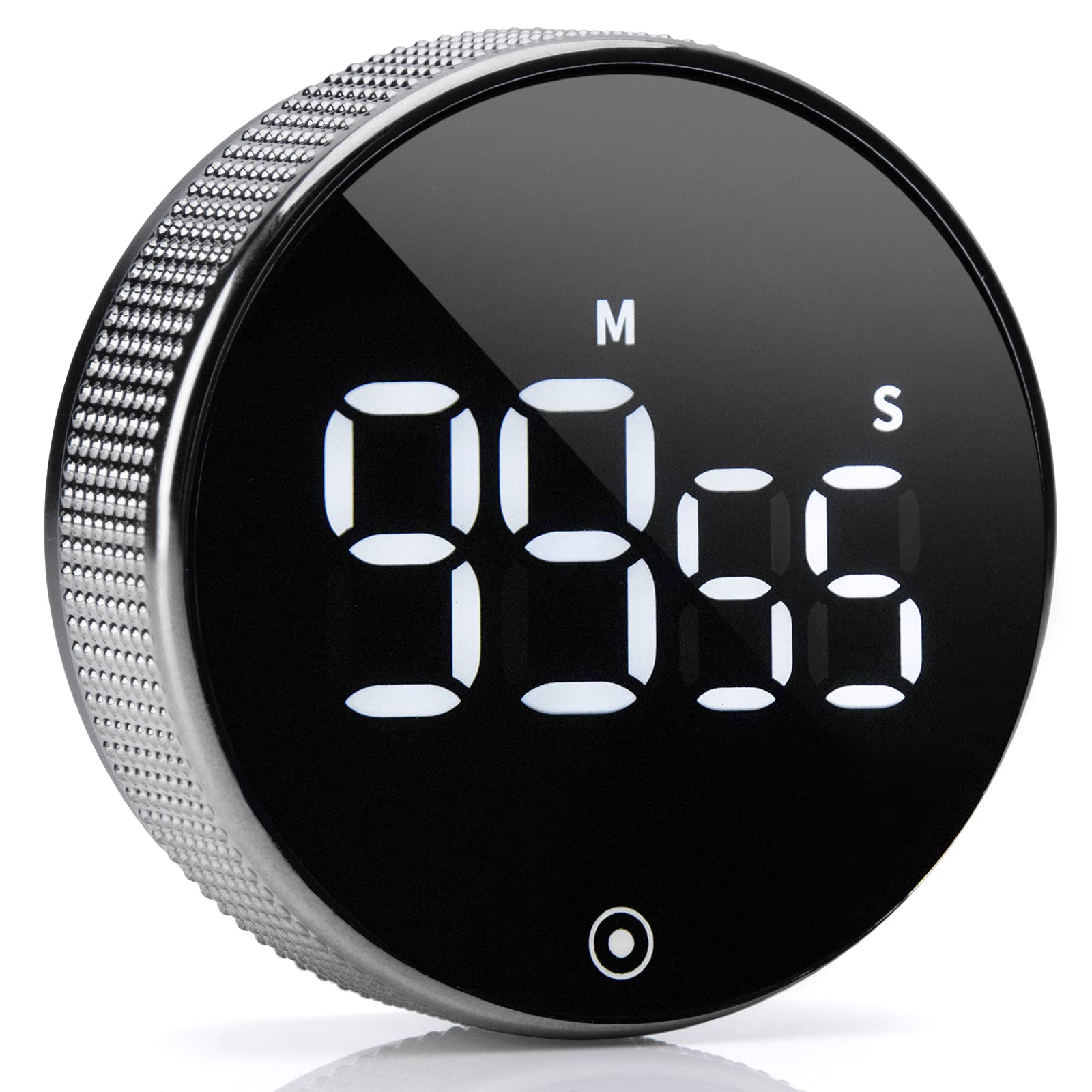 pokham Digital Kitchen Timers, Kitchen Timer for Cooking, LED Display Magnetic Countdown Countup Timer, Digital Rotation Countdown Kitchen Timer