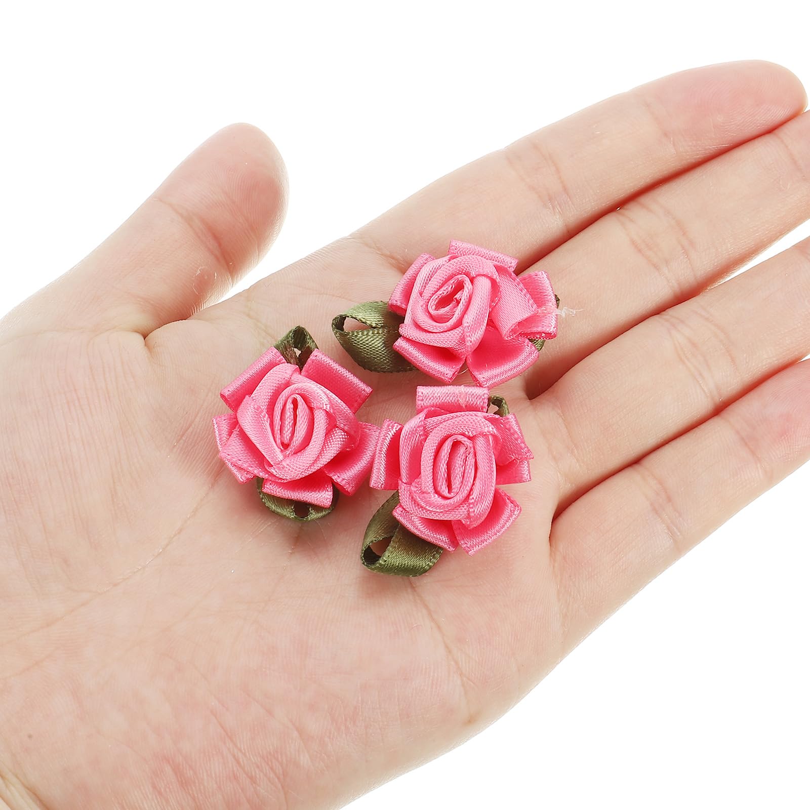 PATIKIL Mini Satin Ribbon Roses - Image 4