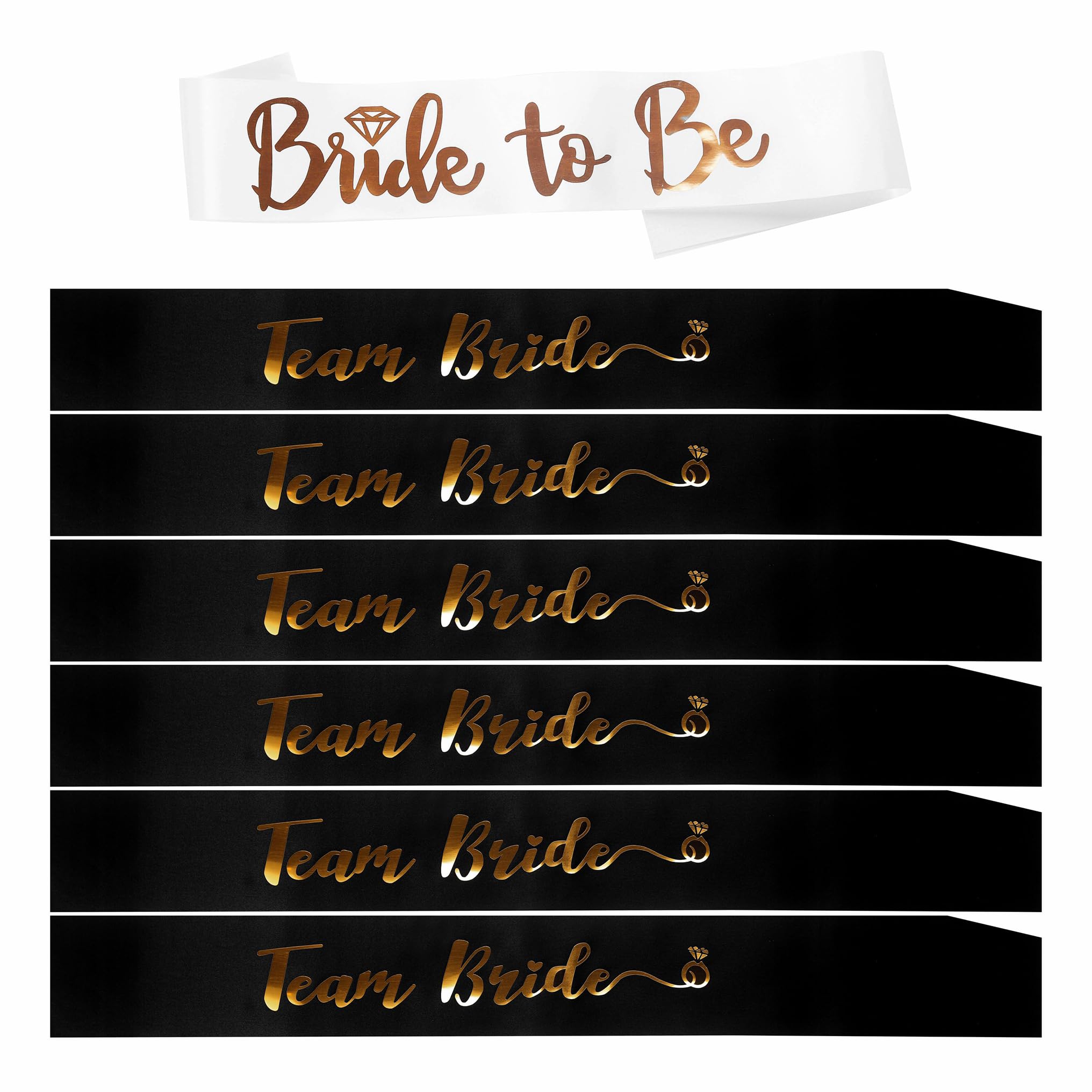 Just Married Schärpe Just Married Sash Set Braut & Produktbild-Vorschau 10