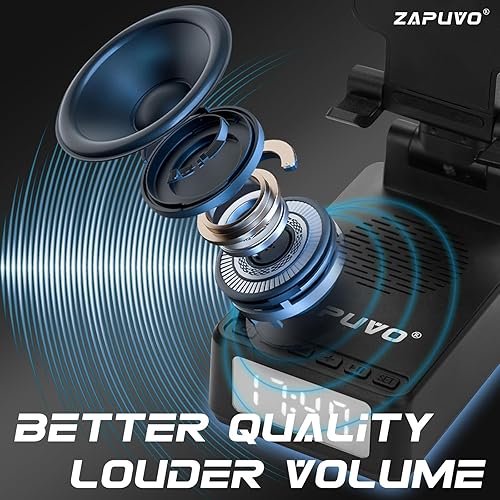 Miniatura 3 de Altavoz Bluetooth con soporte de teléfono de carga inalámbrica para teléfono, regalos para papá, día del padre de hija, hijo, niños, marido,