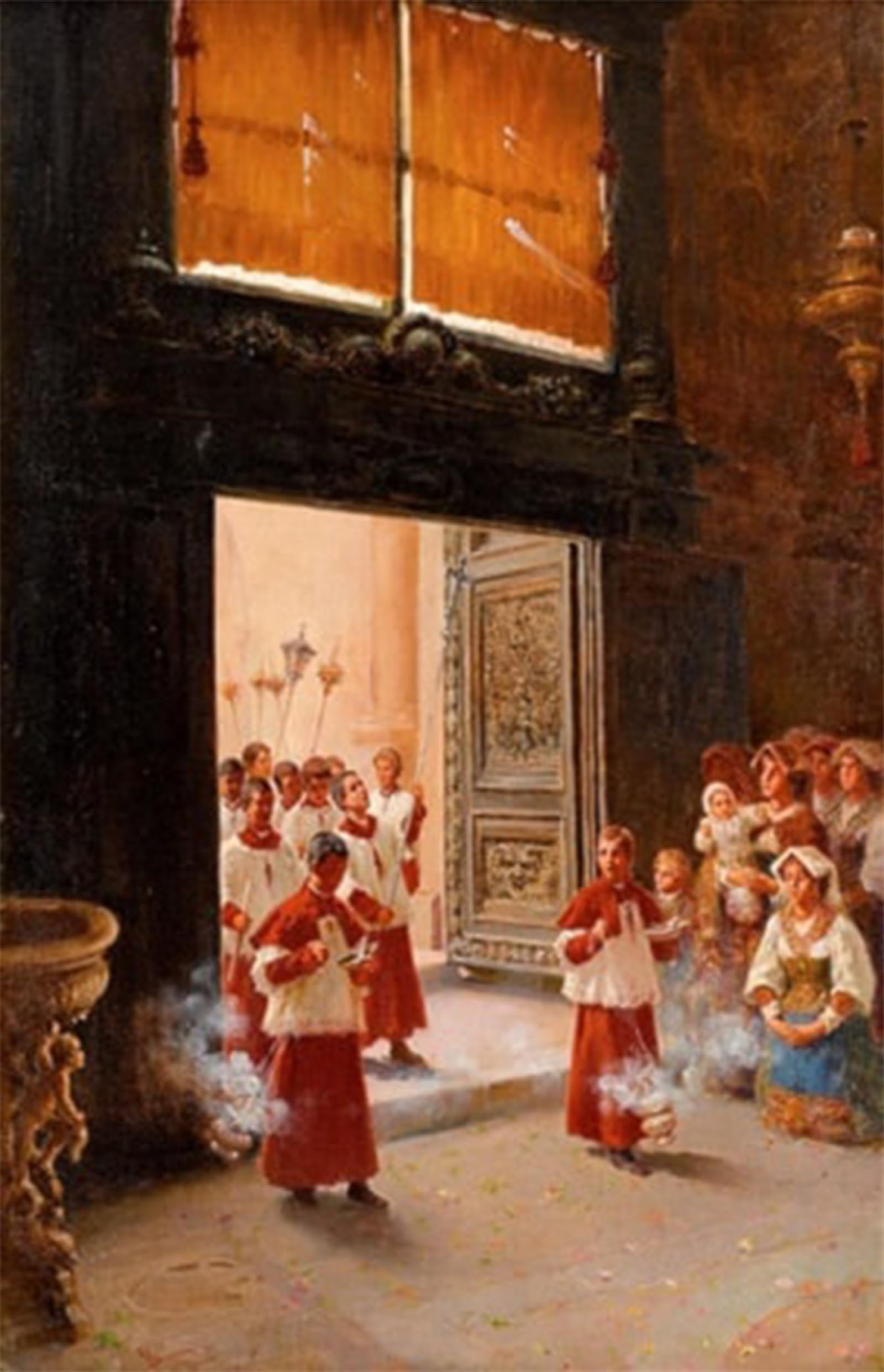 Affiche graffiti la procession de Francesco Bergamini 60x90cm - 5