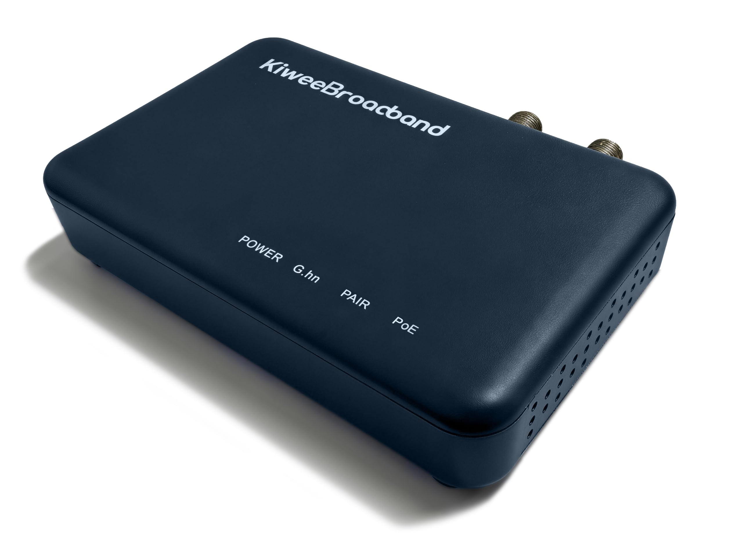 KB-G3-03 Kit Adaptateur Coaxial G.hn Wave 2 (Pack de 2) avec Port 2.5GbE & PoE+ (30W) – Ethernet Via Câble Coaxial (1.6Gbps), pour Point d'Accès Wi-FI 6E/7, IP Caméra, Compatible TNT/Sat