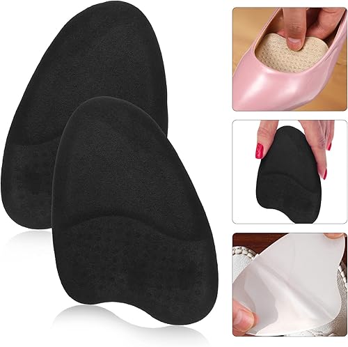 Miniatura 4 de 6 pares de almohadillas metatarsianas, almohadillas reutilizables para el antepié, almohadillas de tacón alto para mujeres