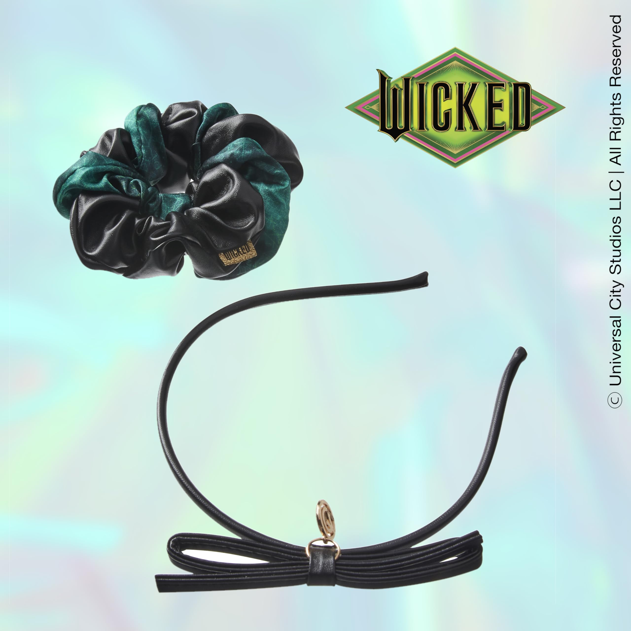 28 Pc Wicked Hair Accessories Lot Scrunchies Headbands Clips Amazon.com : Wicked Elphaba Scrunchie & Hair Clip set - hair  main image 4