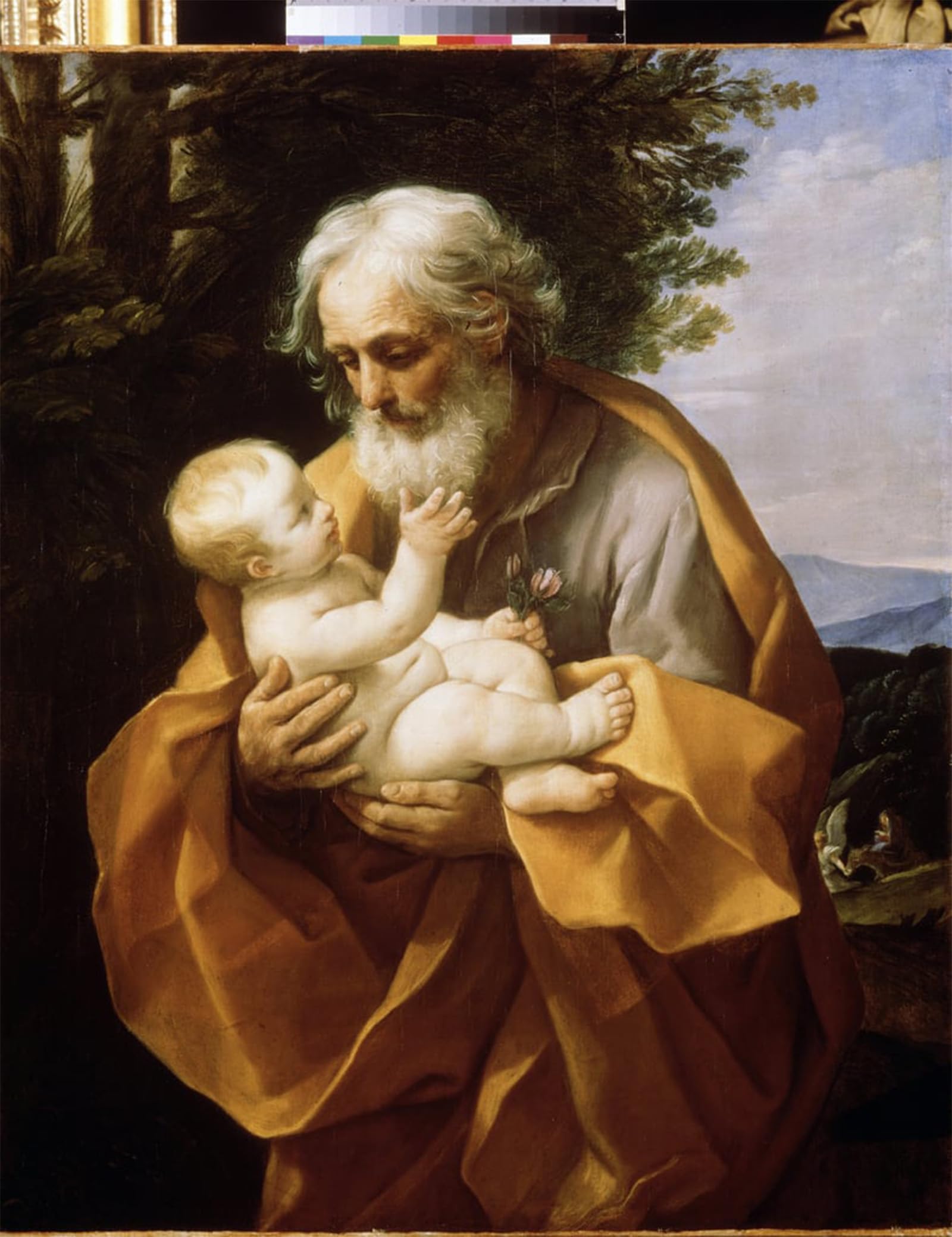 Artxlxxbn No Frame Famous Art Print Poster Vintage Wall Art Saint With Infant Christ By Vintage Painting Canvas Art Poster For Home Decor 60X90cm