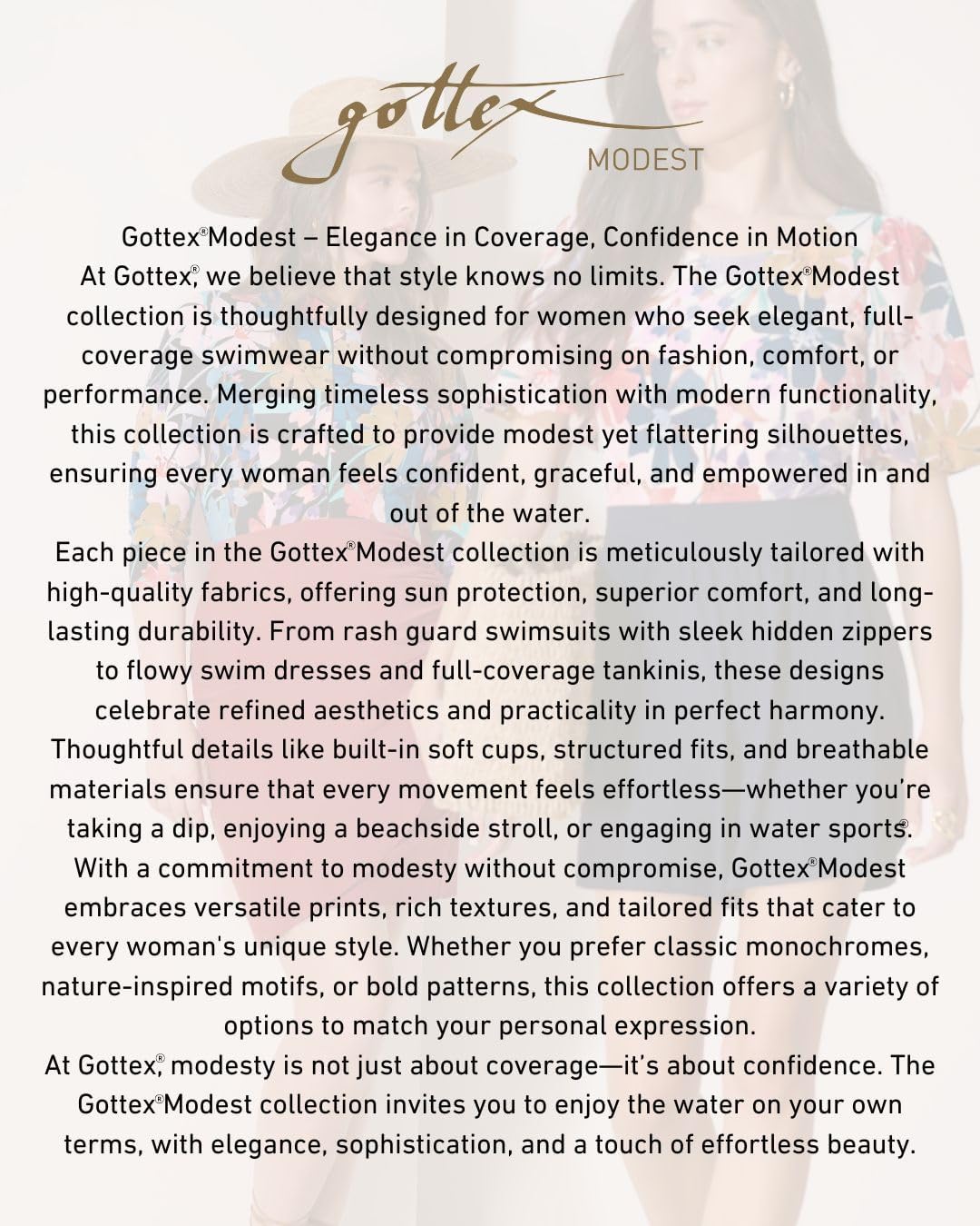 Gottex Modest Women’s Solid Khaki Leggings with Contrast Stitching and Elastic Waistband Designed for Swimwear Comfort - Image 5