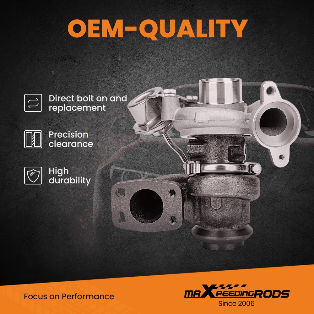 maXpeedingrods Turbosprężarka turbosprężarka do C4 Jumpy Xsara 1.6 HDi TDCi 66 KW 90 KM 49173-07508 DV6B DV6ATED4 /HHDA