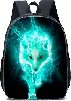 Amazon.com: Cool Wolf Backpack Large 