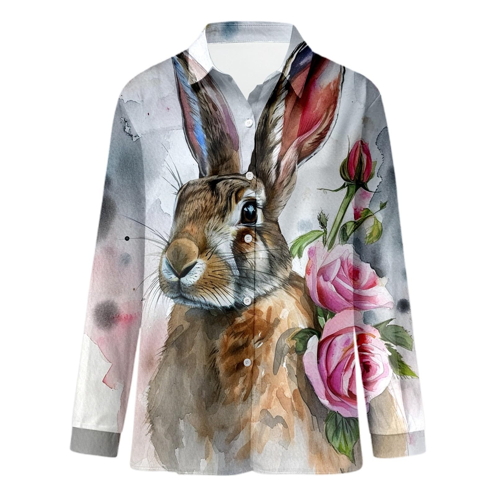 Womens Sequin Print Tops V Neck Sparkly Glitter Blouses Loose Long Sleeve Holiday Evening Party Shiny T Shirt Blank (M)