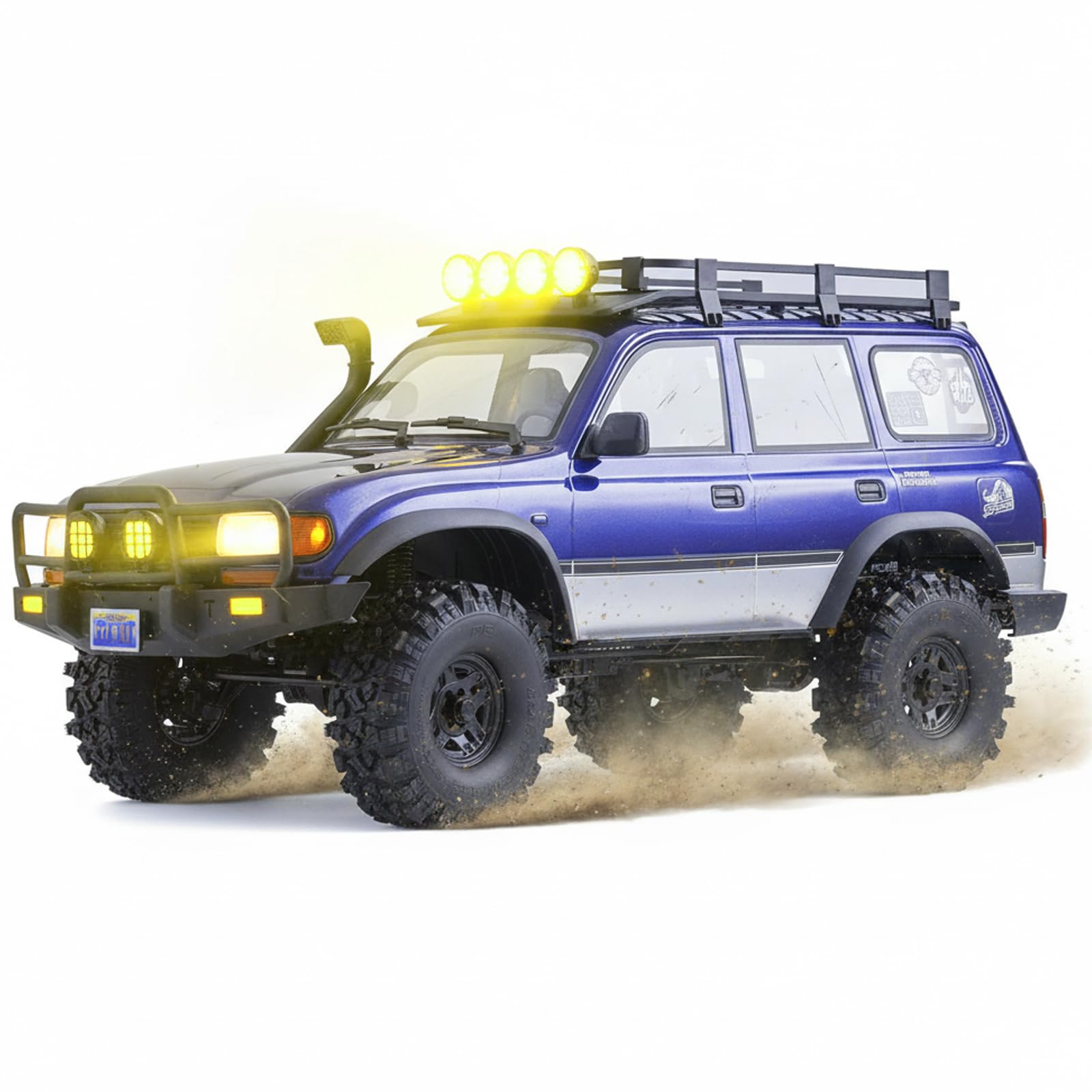 FMS fcx10 トヨタ　ランドクルーザー80 1/10 クローラー 1:10 LC80 RC Crawler | RTR 4WD, Roof Rack, Lights | FMS Hobby