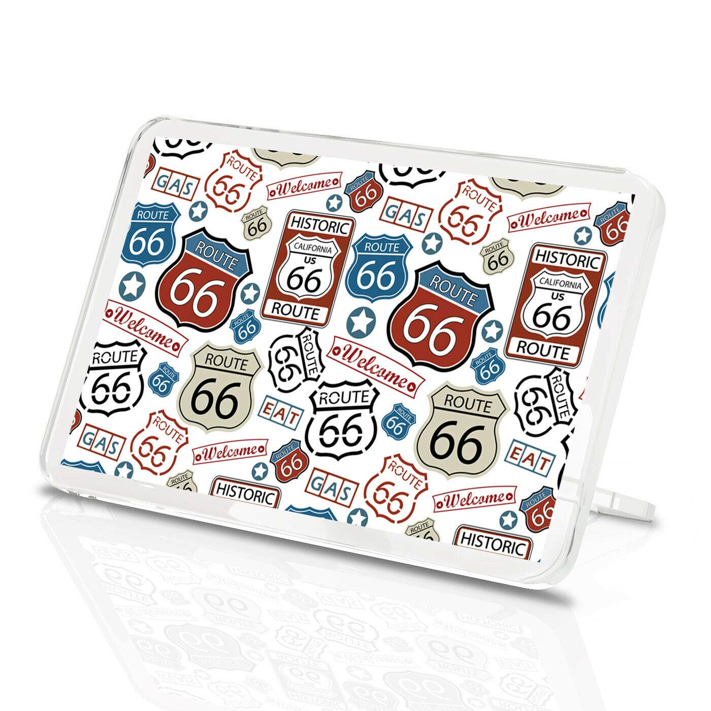1 x Fridge Magnet -Route 66 Highway Classic Fridge Magnet - USA America Travel 8137