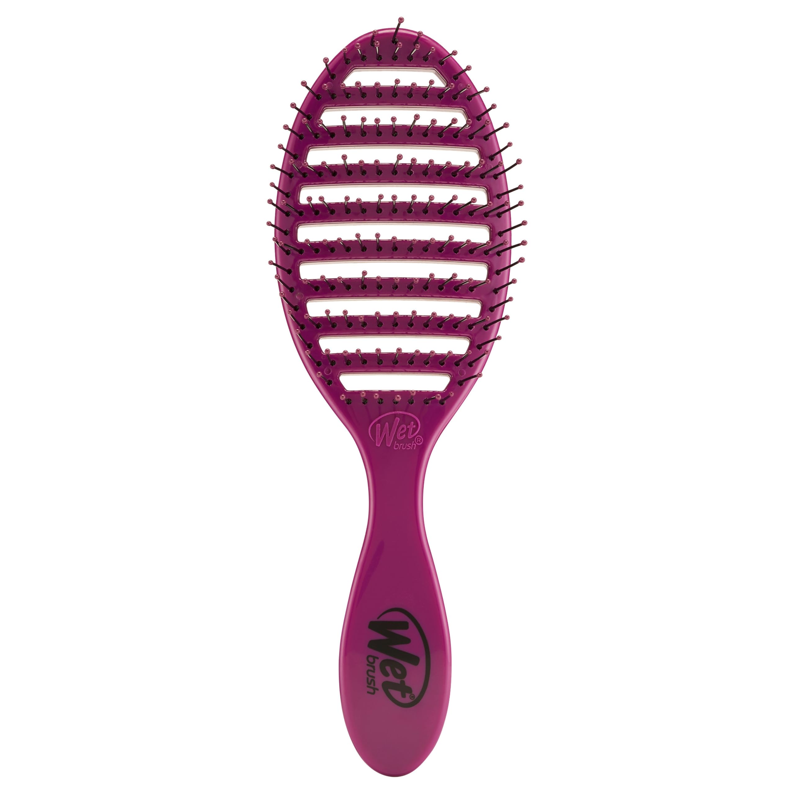 Wet BrushSpeed Dry Hair Brush - Sangria (Free Spirit) - Vented Design and Ultra Soft HeatFlex Bristles Are Blow Dry Safe With Ergonomic Handle Manages Tangle and Uncontrollable Hair - Pain-Free