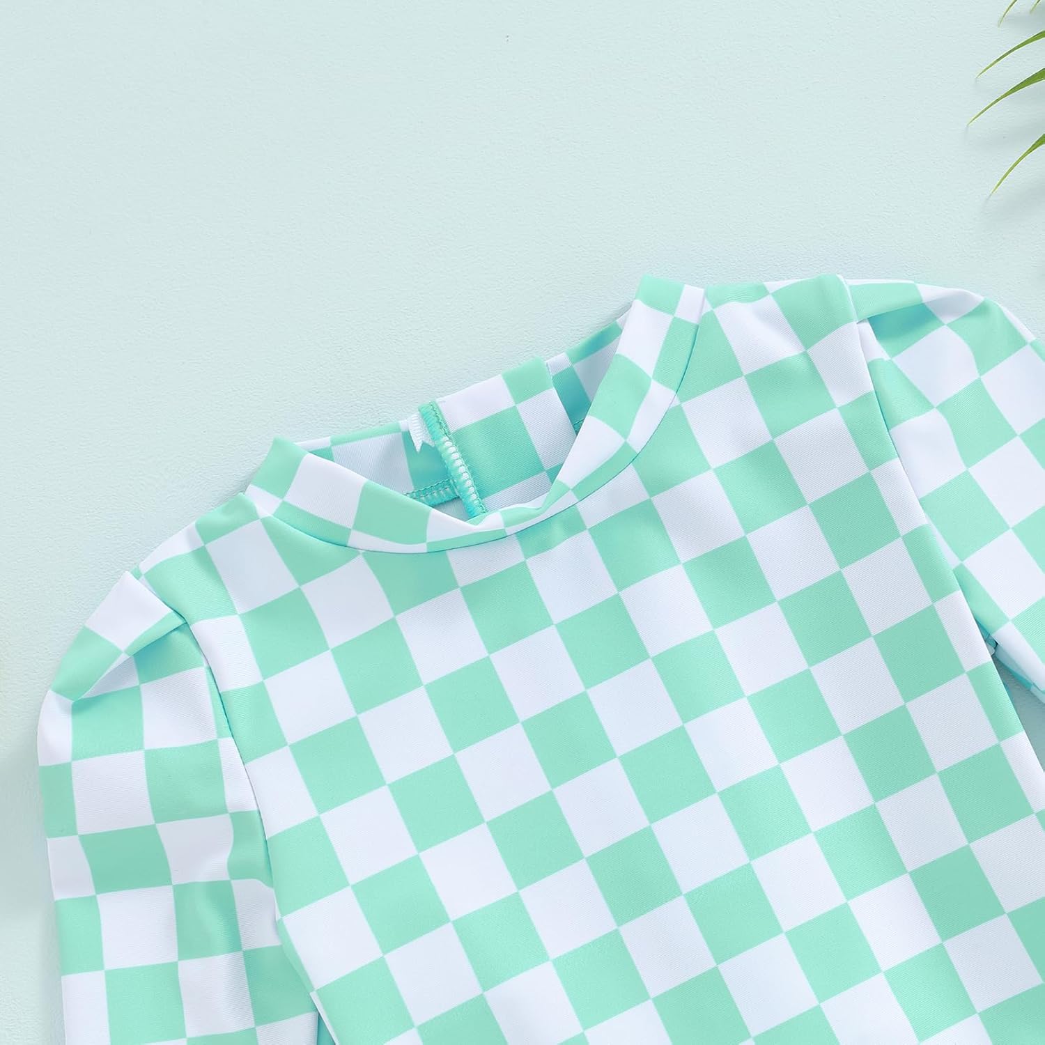 MAYUMMPY Toddler Baby Girls Bikini Beach Swimwear Zipper Swimsuit UPF 50+ Rash Guard One Piece Long Sleeve Bathing Suit - Image 5