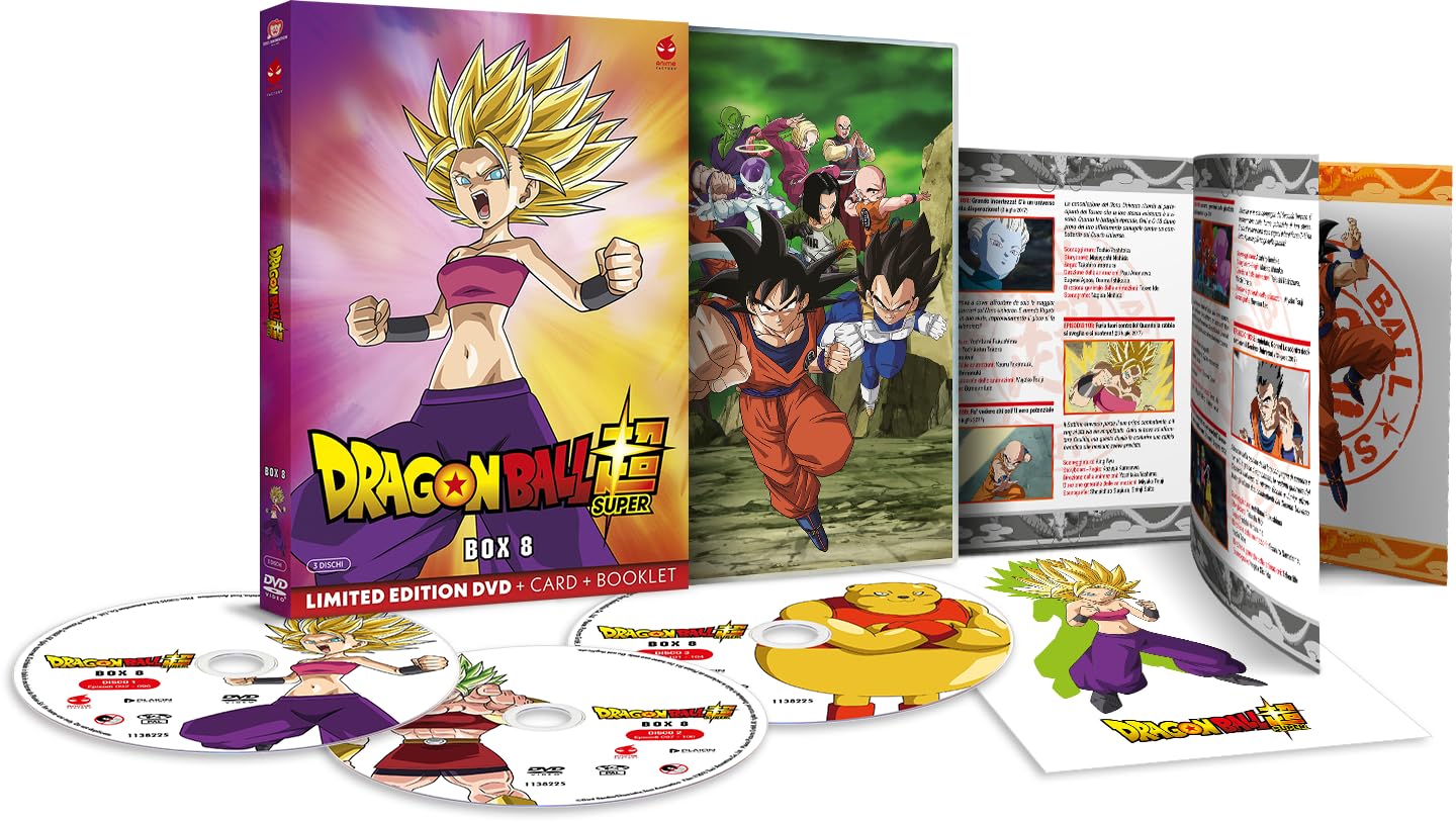Dragon Ball Super Box 8 (3 DVD + Card + Booklet): Amazon.it