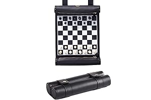 Travel-Friendly Roll Up Chess Mat - Learn Strategy on the Go
