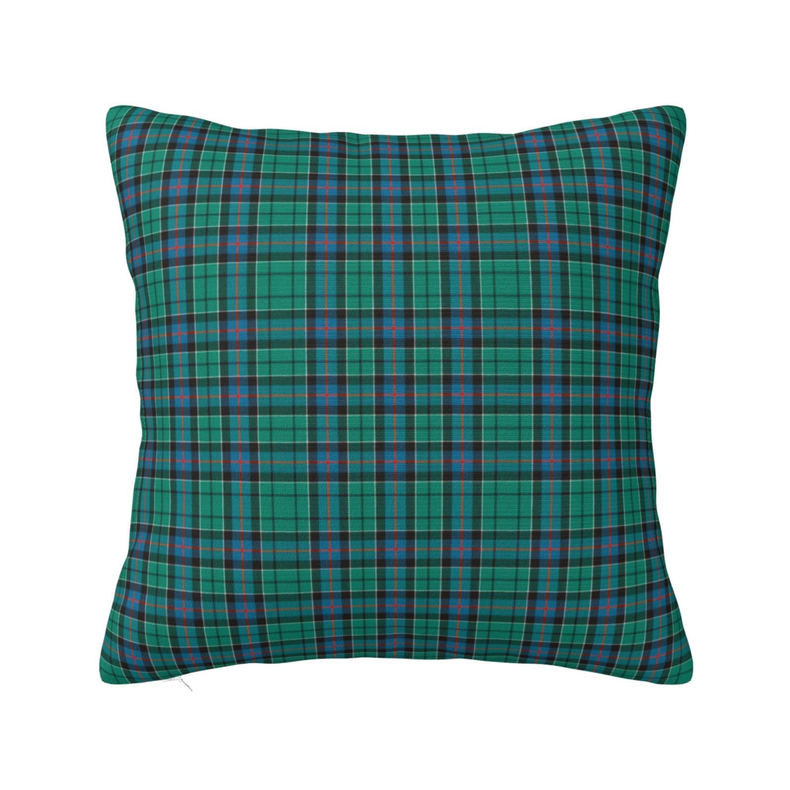 Scottish Clan Leslie Ancient Hunting Tartan Pillowcase 20"x20"