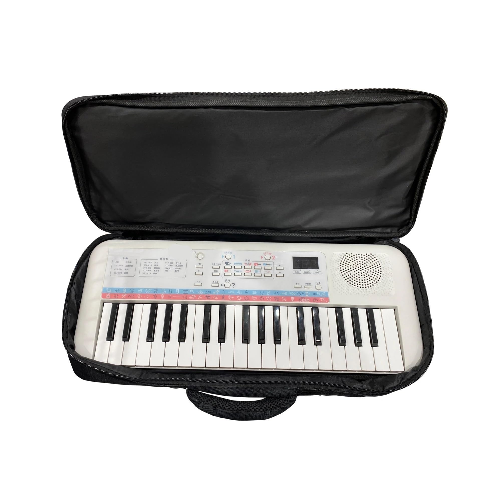 Custodia Per Tastiera Custodia for tastiera a 37 tasti Custodia for pianoforte elettronico con manico imbottito Borsa for pianoforte for tastiera elettrica for studio musicale all'aperto