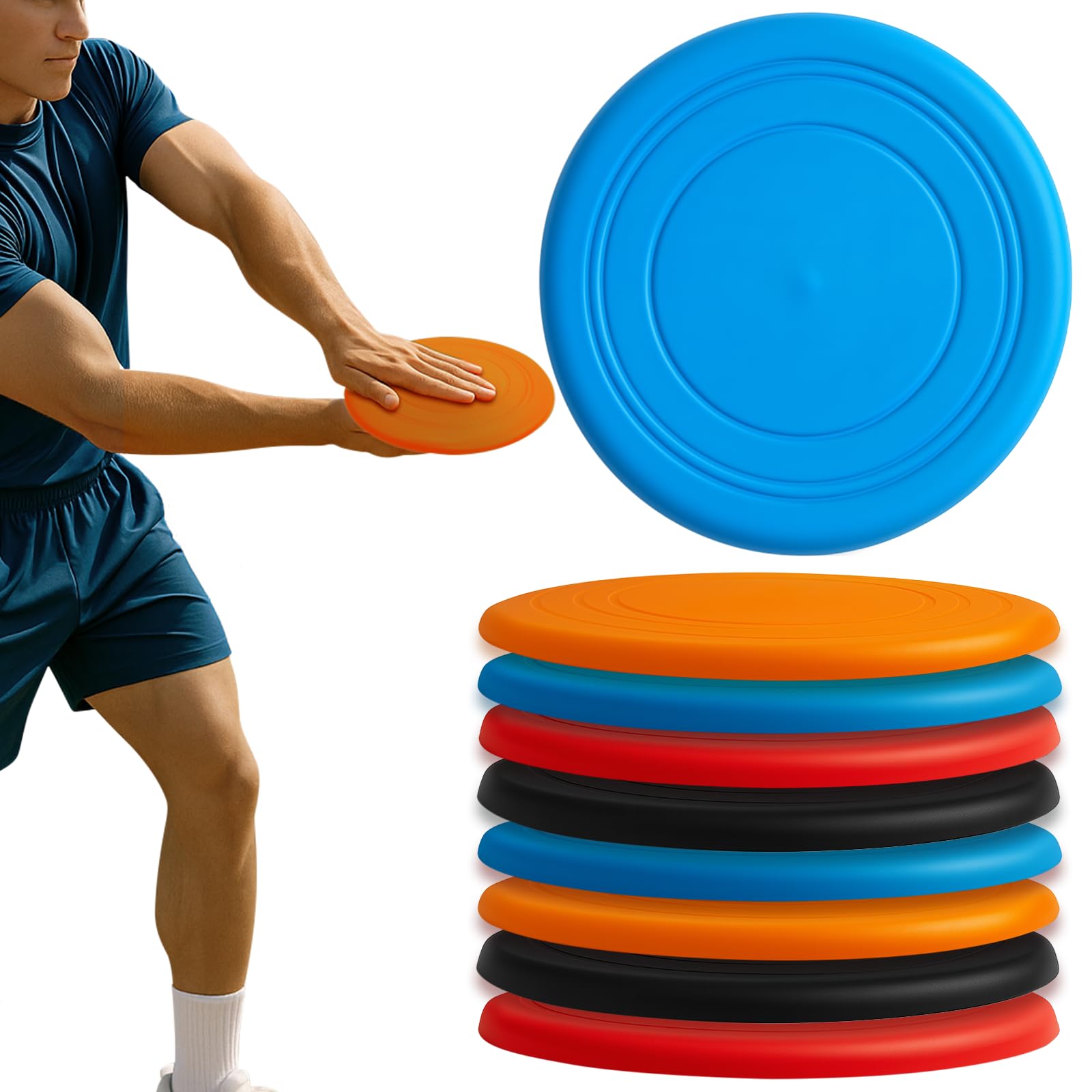 8Pcs Swing Disk Baseball Swing Trainer, 7 Inch Colorful Softball Training Equipment for Batting Mechanics & Swing Analysis, Lightweight Durable Hitting Aid for Baseball & Softball Players