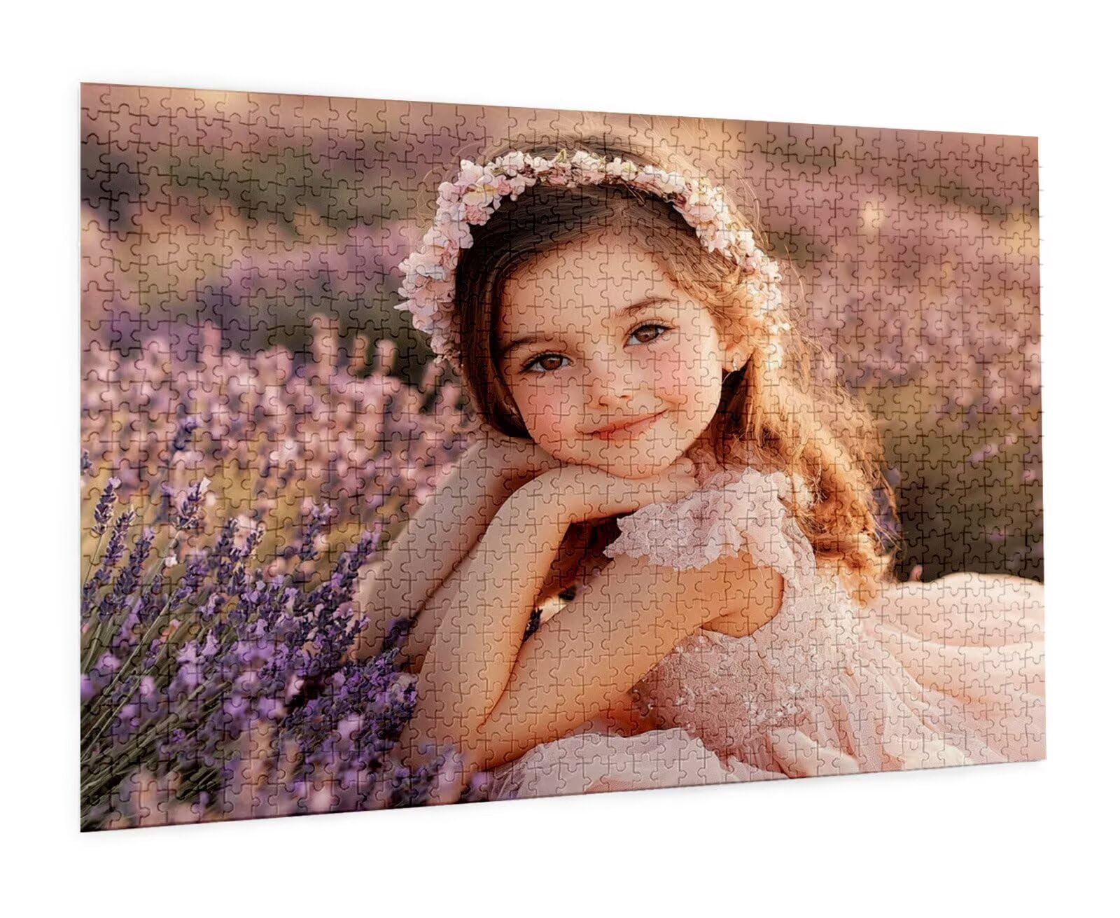 Puzzle Personalizado con Foto, Personalizada Rompecabezas Personalizado Diseña tu Logo Foto o Texto, Personalizado Navidad Halloween San Valentín Parejas Niños Familia Amigos C-1948