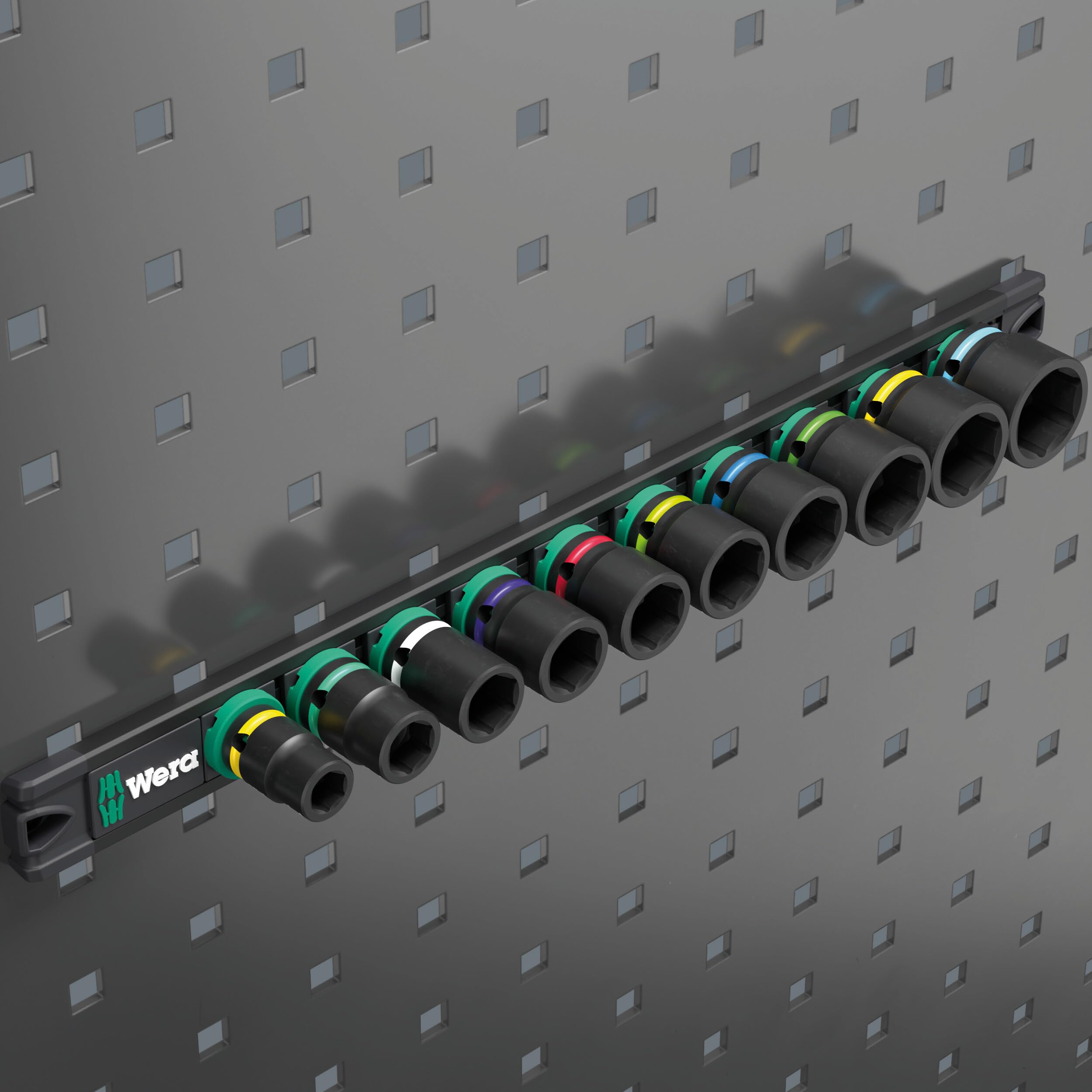 Wera 05005451001 9607 listwa magnetyczna do nakrętek B Impaktor 1, 11-częściowa