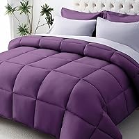 Vista 41 de JOLLYVOGUE - Juego de edredón de tamaño Queen, 7 piezas, cama en una bolsa, edredones ultrasuaves, edredón con relleno alternativo de plumón