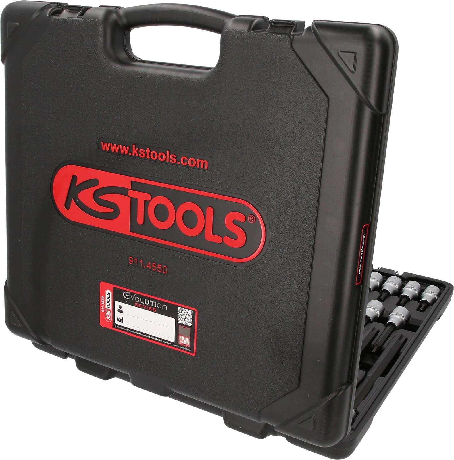 KS Tools 911.4550 EVOLUTION Series 1/2" Bit-Stecknuss-Satz für Torx® Schrauben, 32-tlg