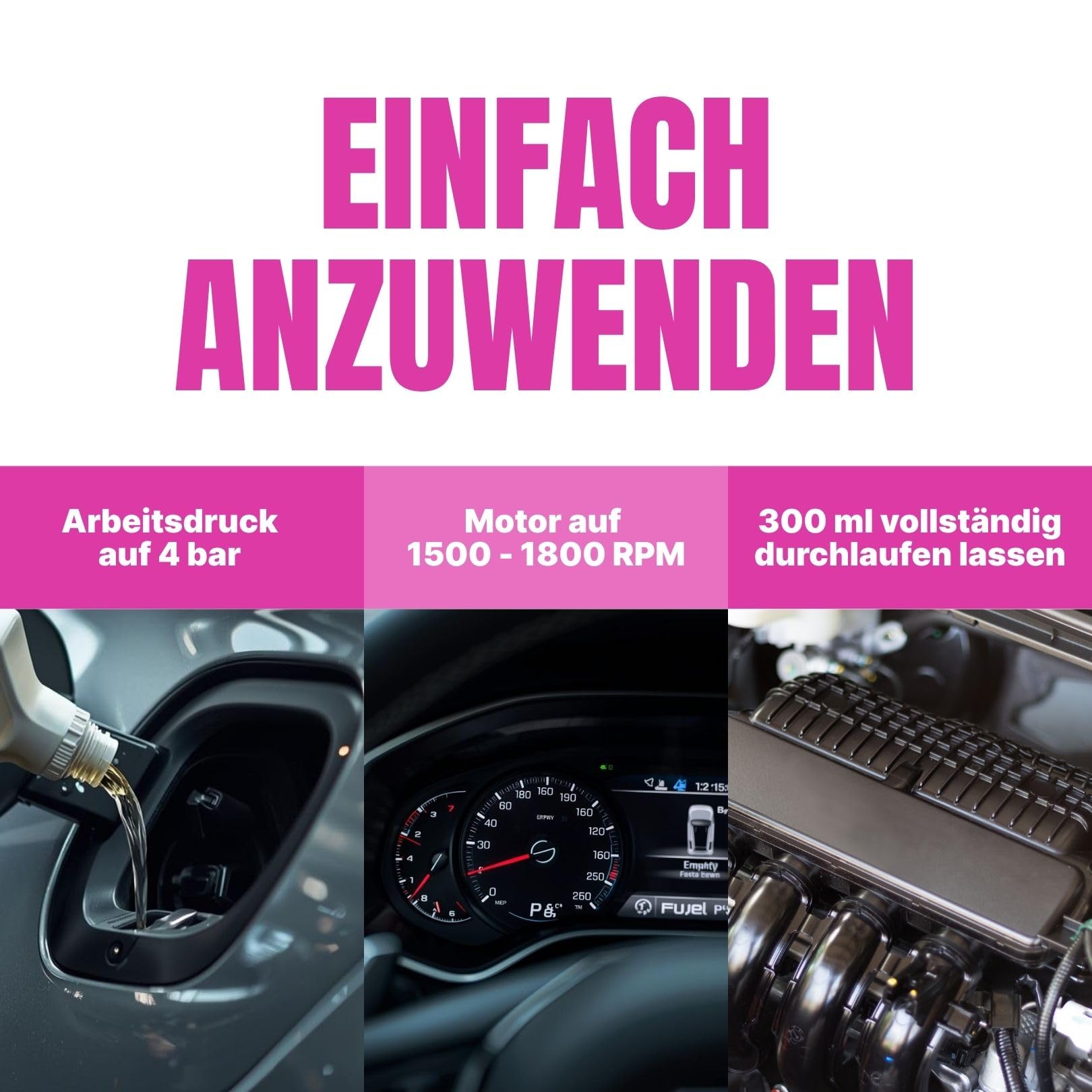 OWS 368 Carbon-System-Reiniger 6x300ml – Hochleistungs Motorreiniger für Benzinmotoren – Entfernt Ablagerungen in Einspritzdüsen, Ansaug & Brennraum – Wiederherstellung von Leistung - 2