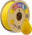 OVERTURE PLA Filament 1.75mm, 1kg Bobine (2.2lbs) 3D Drucker PLA Filament, Précision Dimensionnelle +/- 0.02mm (Jaune)