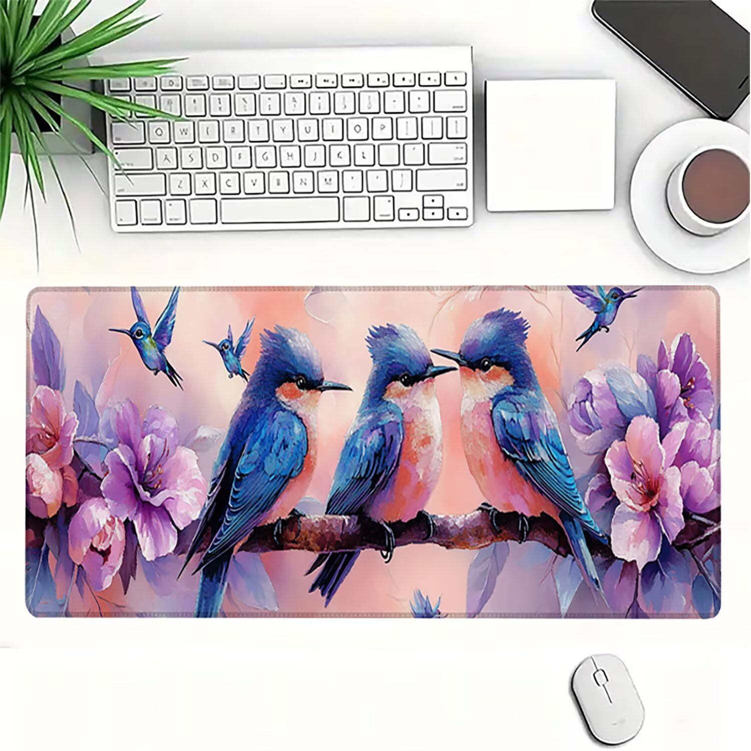 Generico Lejnlnng Tappetino Mouse Gaming XXL -160x80cm - Tramonto Tappetino Scrivania Grande, Spiaggia Impermeabile Tappeto Mouse con Base in Gomma Antiscivolo, Mousepad per Gaming e Ufficio JL-8080