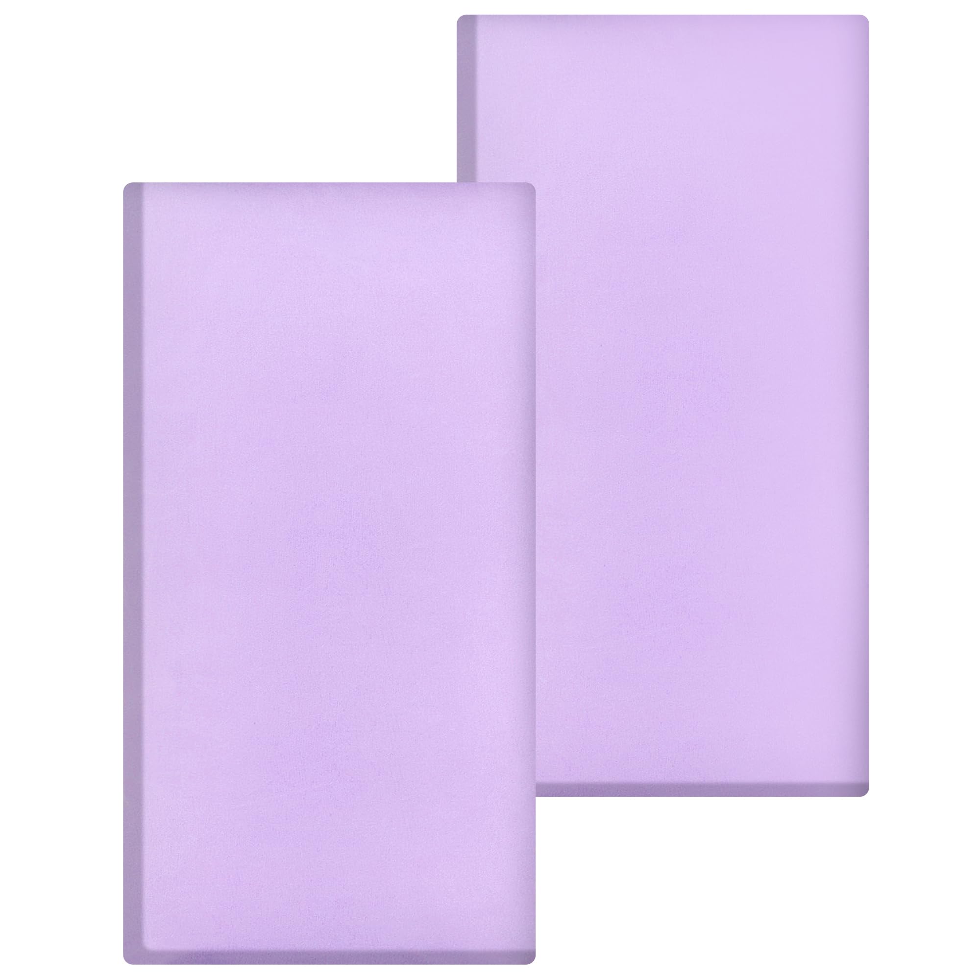 2 x Cot Bed Sheets Cot Sheets 140x70 Fitted Polyester Soft Bed sheets Hypoallergenic Fully Elasticated Skirt Easy Care — image 1