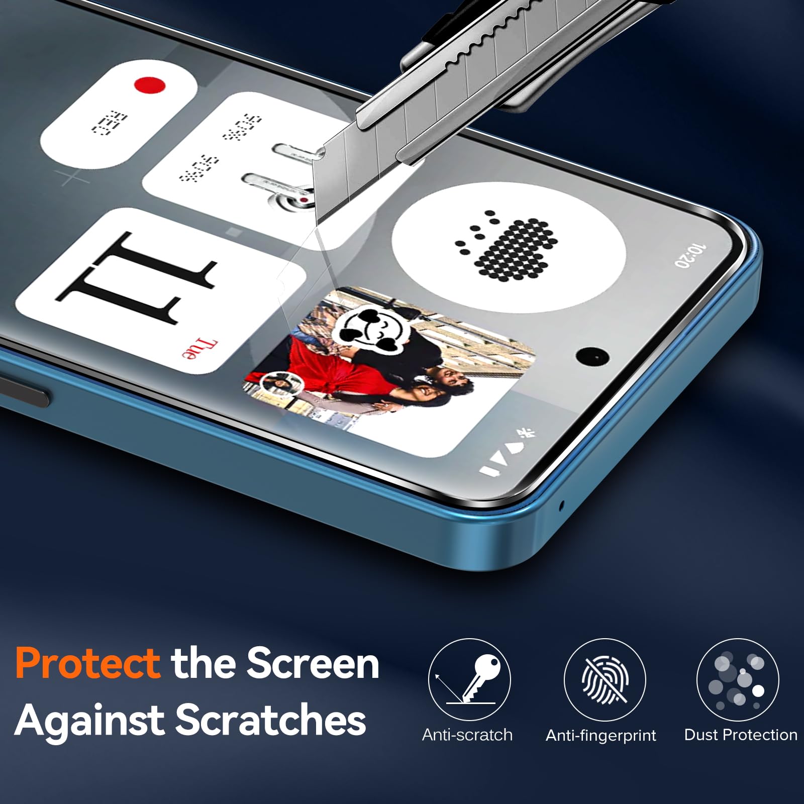 iVoler 3 in 1 Cover per Nothing Phone 3a Pro con 2 Pezzi Pellicola Vetro Temperato, Trasparente Antiurto Custodia, Sottile Morbida in Silicone TPU Protettiva Case
