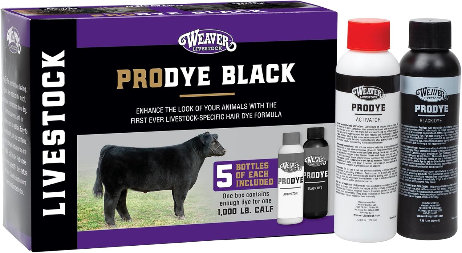 ProDye livestock hair color kit for show cattle & sheep