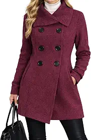 Sobretudo Tricô Feminino Longo Elegante Casaco de Frio Mousse Tricot Inverno Lã Quente e Confortável Com Bolso e Botões